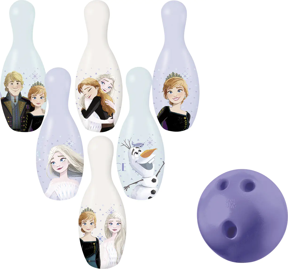 Happy People Frozen Spielzeug Bowling Set 10 teiliges Set