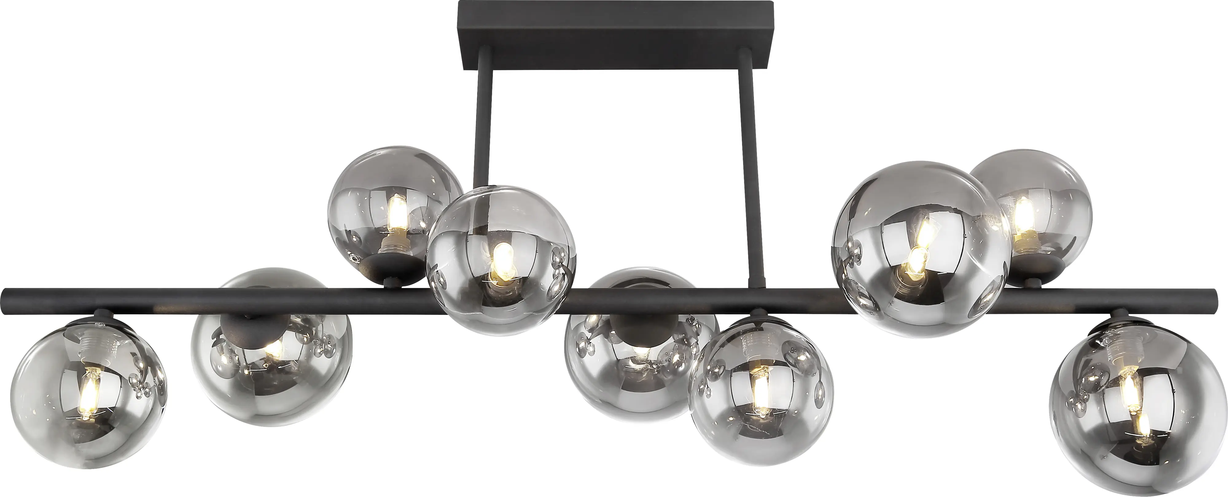 Globo Deckenleuchte Riha schwarz 87 x 30 cm 9 x G9 LED, 3 W