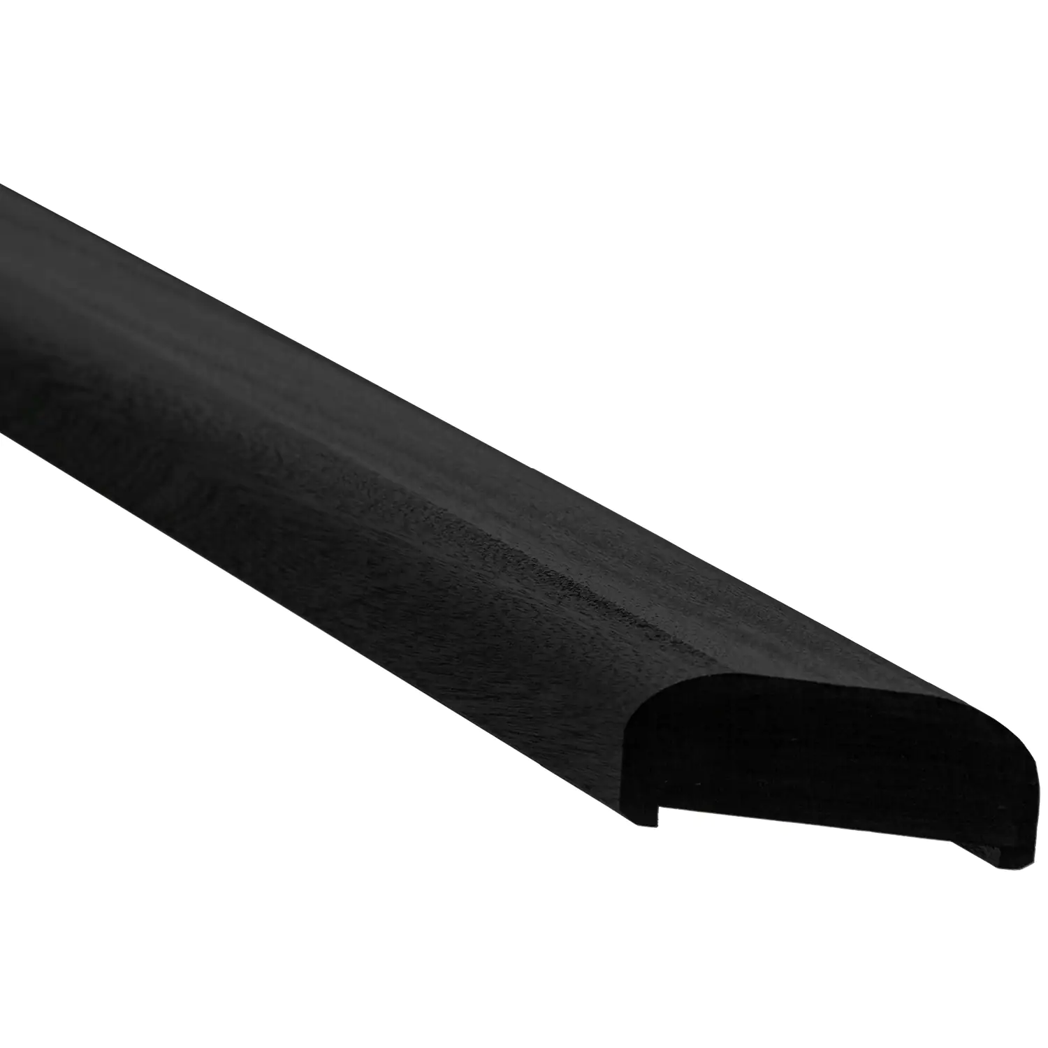 Plus Handlauf Mahagoni 3,6 x 197 cm schwarz Gährung rechts für Stahlpfosten 