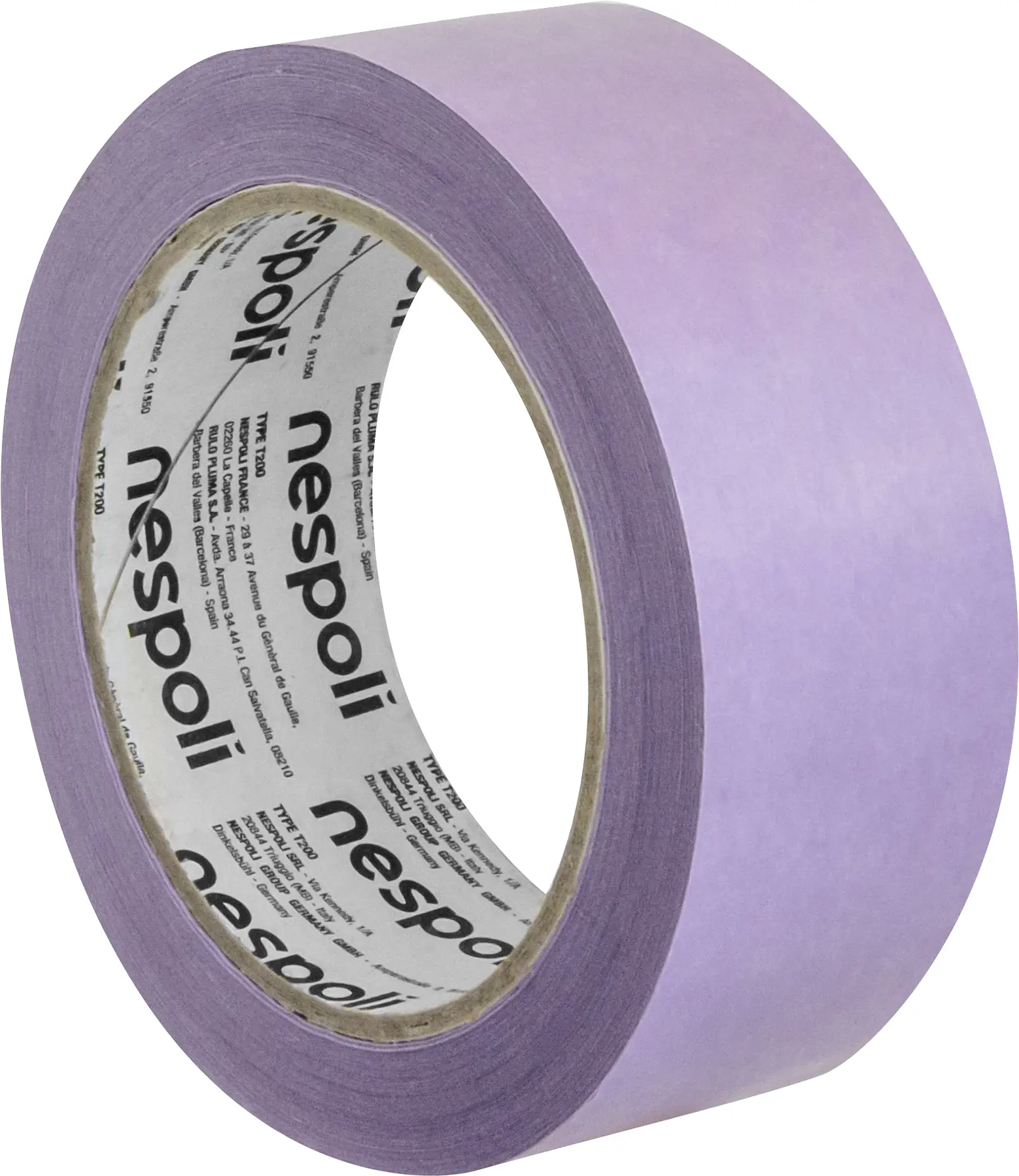 Nespoli Flachkreppband PreciMask 38 mm x 50 m lila