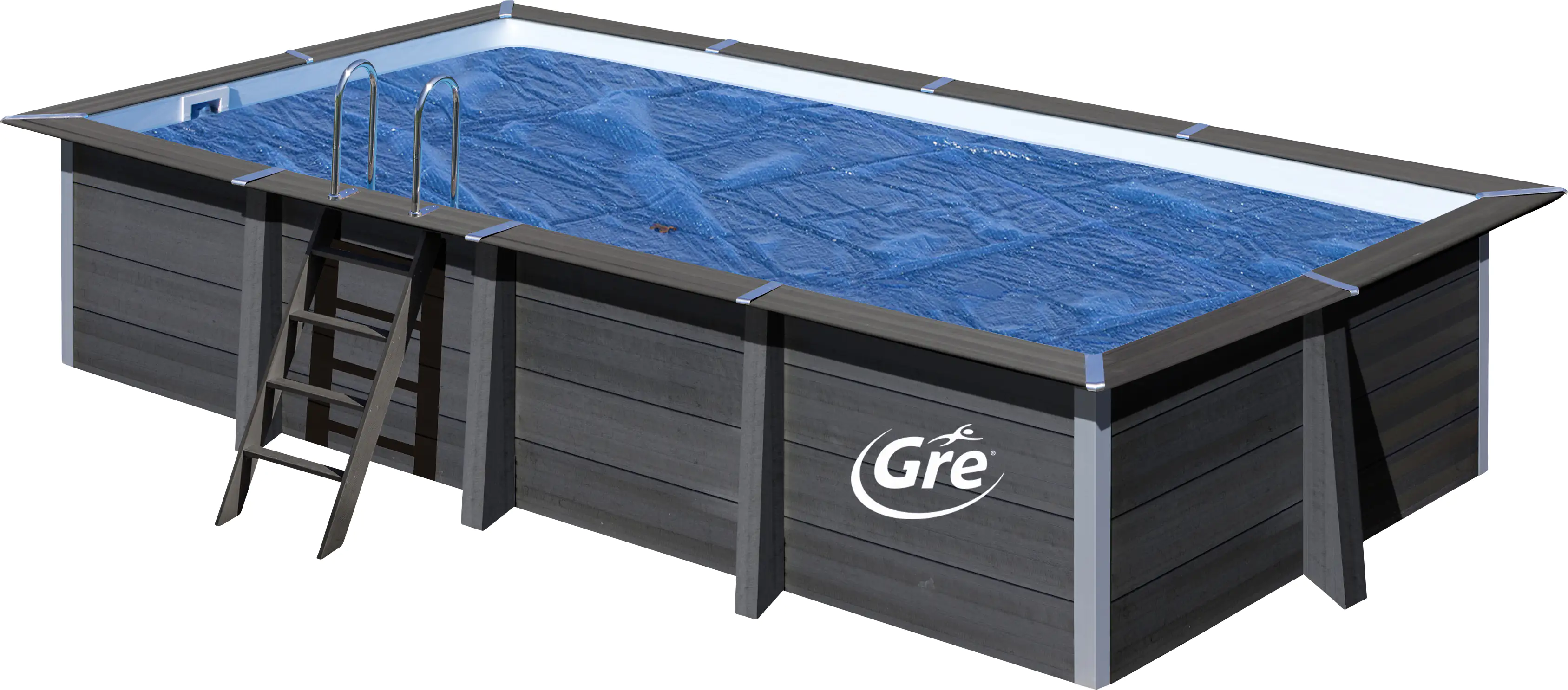 Gre Poolabdeckung eckig 3,26 x 3,26 m
