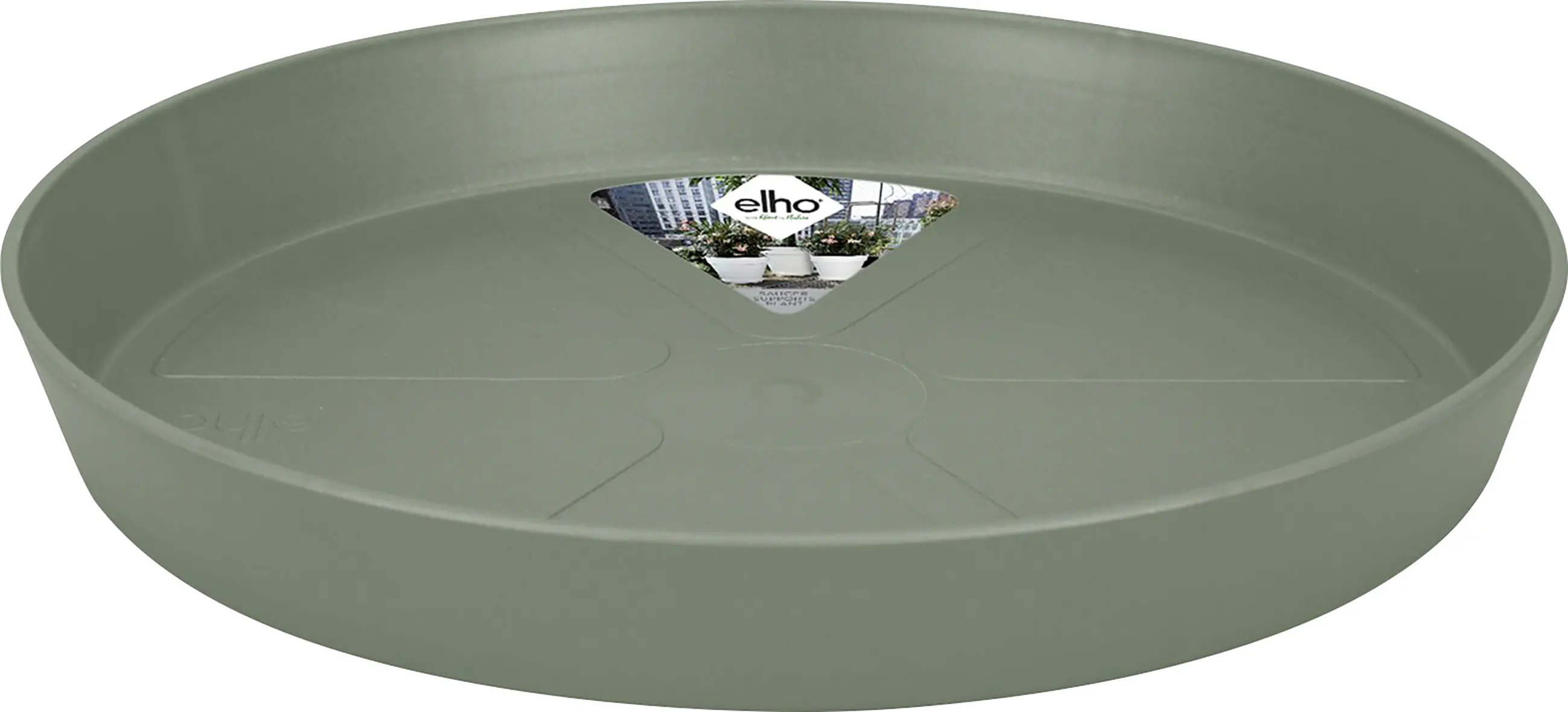 Elho Untersetzer für Blumentopf Loft Urban Kunststoff pistaziengrün Ø 14 cm 