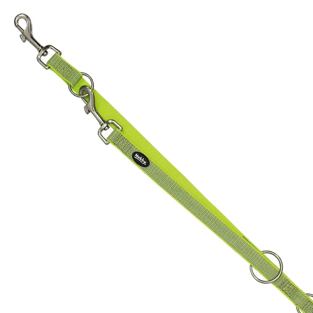 Nobby Hundeleine Führleine Full Reflect 2 m x 2 cm gelb