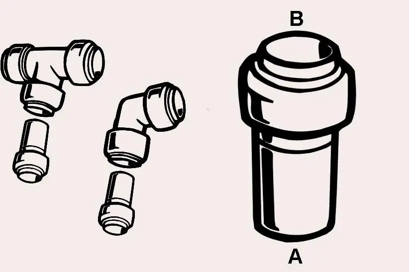 Cornat Steck-Reduzier-Nippel Ø 22 mm / Ø 15 mm