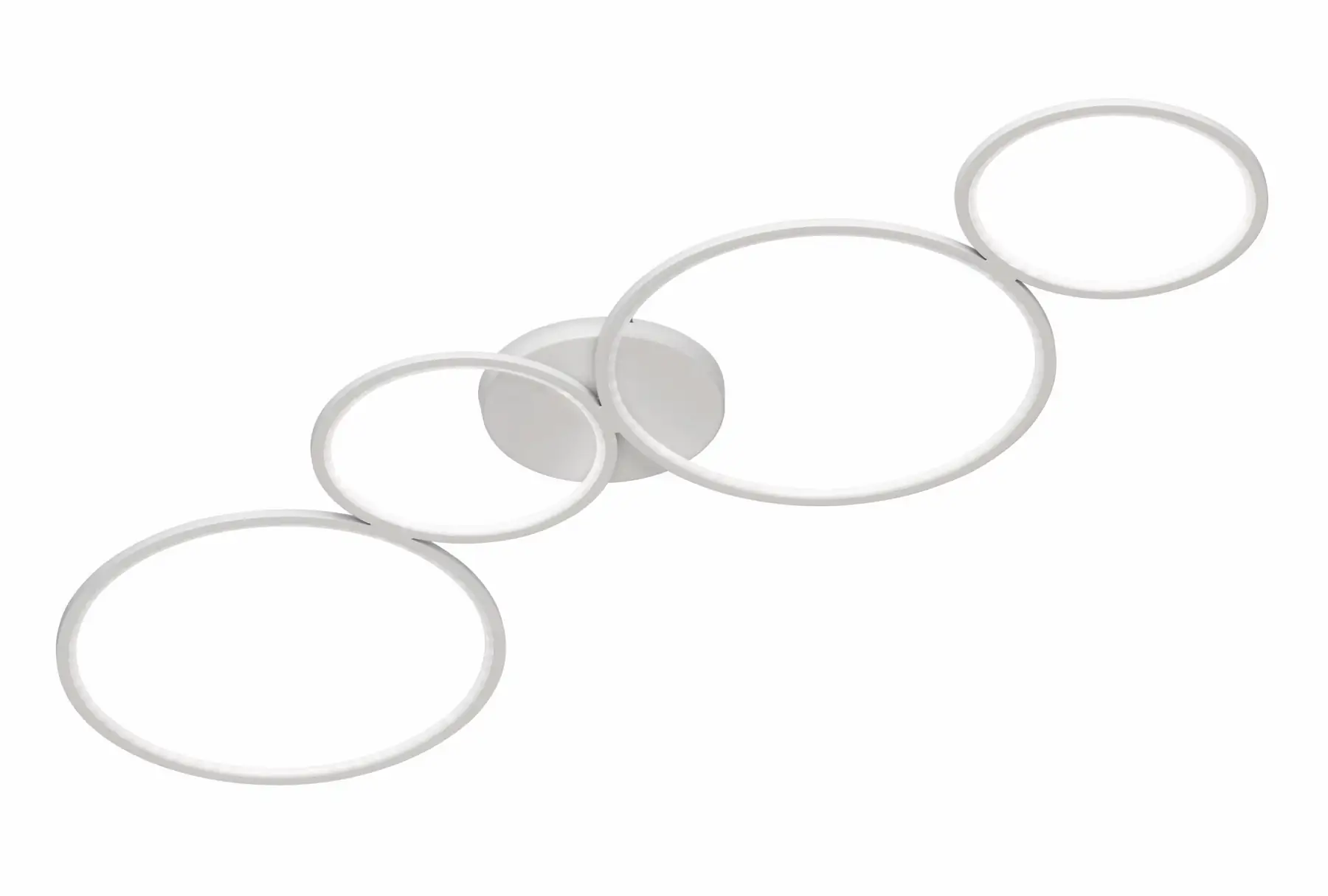 Trio LED Deckenleuchte Rondo weiß matt