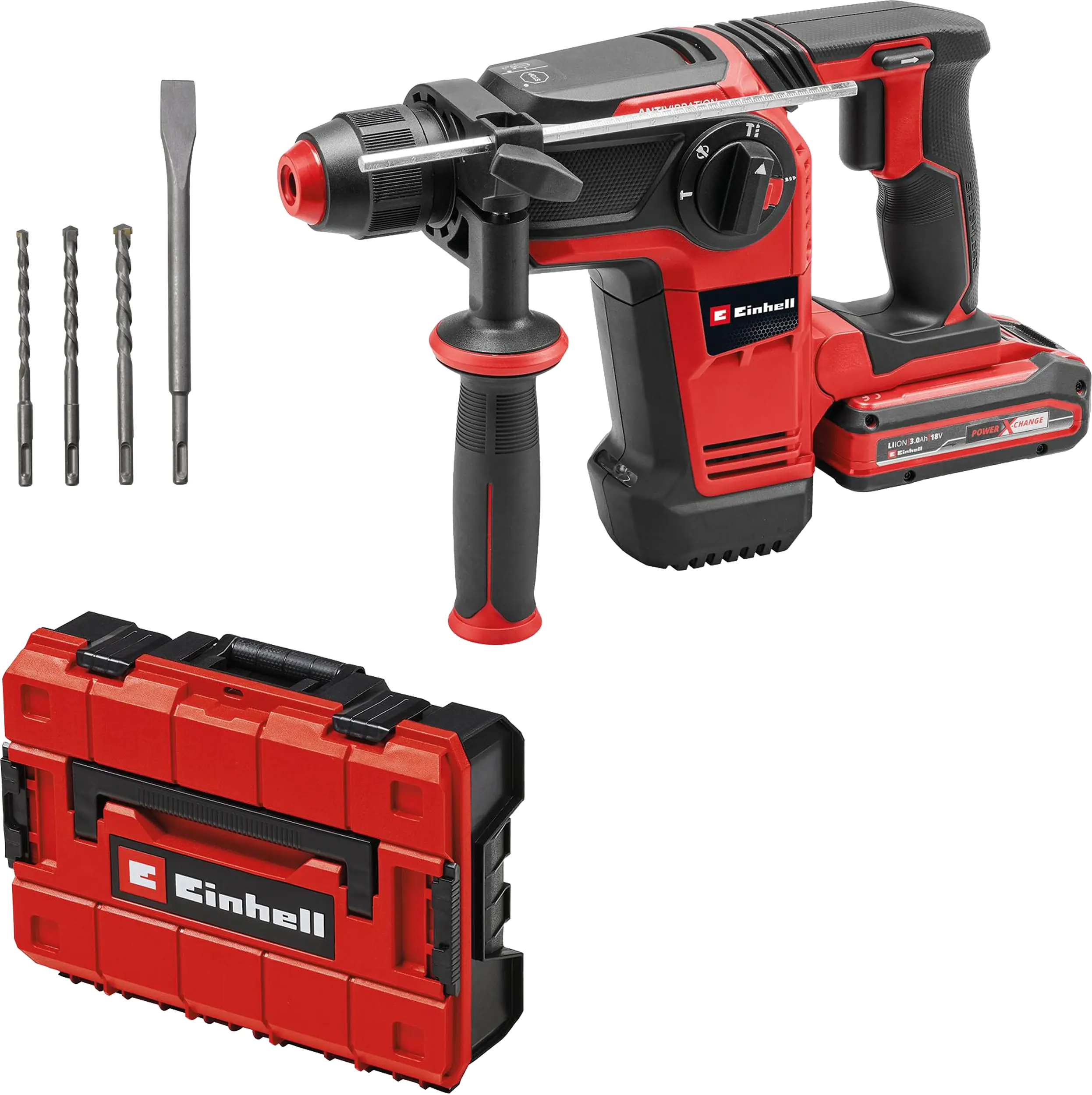 Einhell Akku-Bohrhammer TP-HD 18/28 Li BL+4 18 V inkl. Akku & Ladegerät