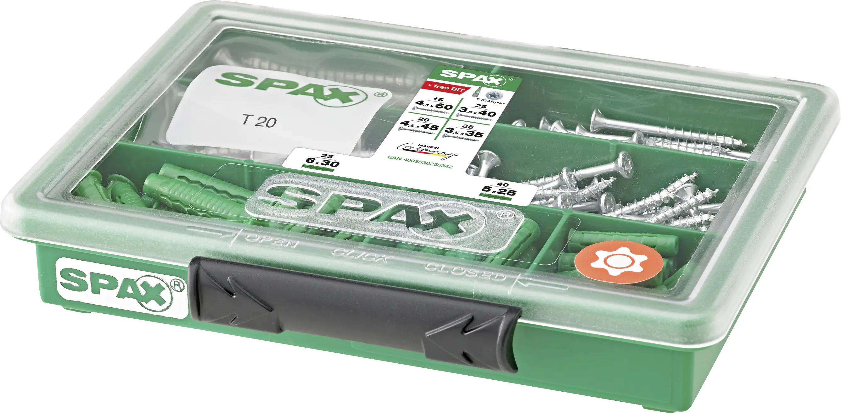 Spax Sortimentskasten - 160 Stück