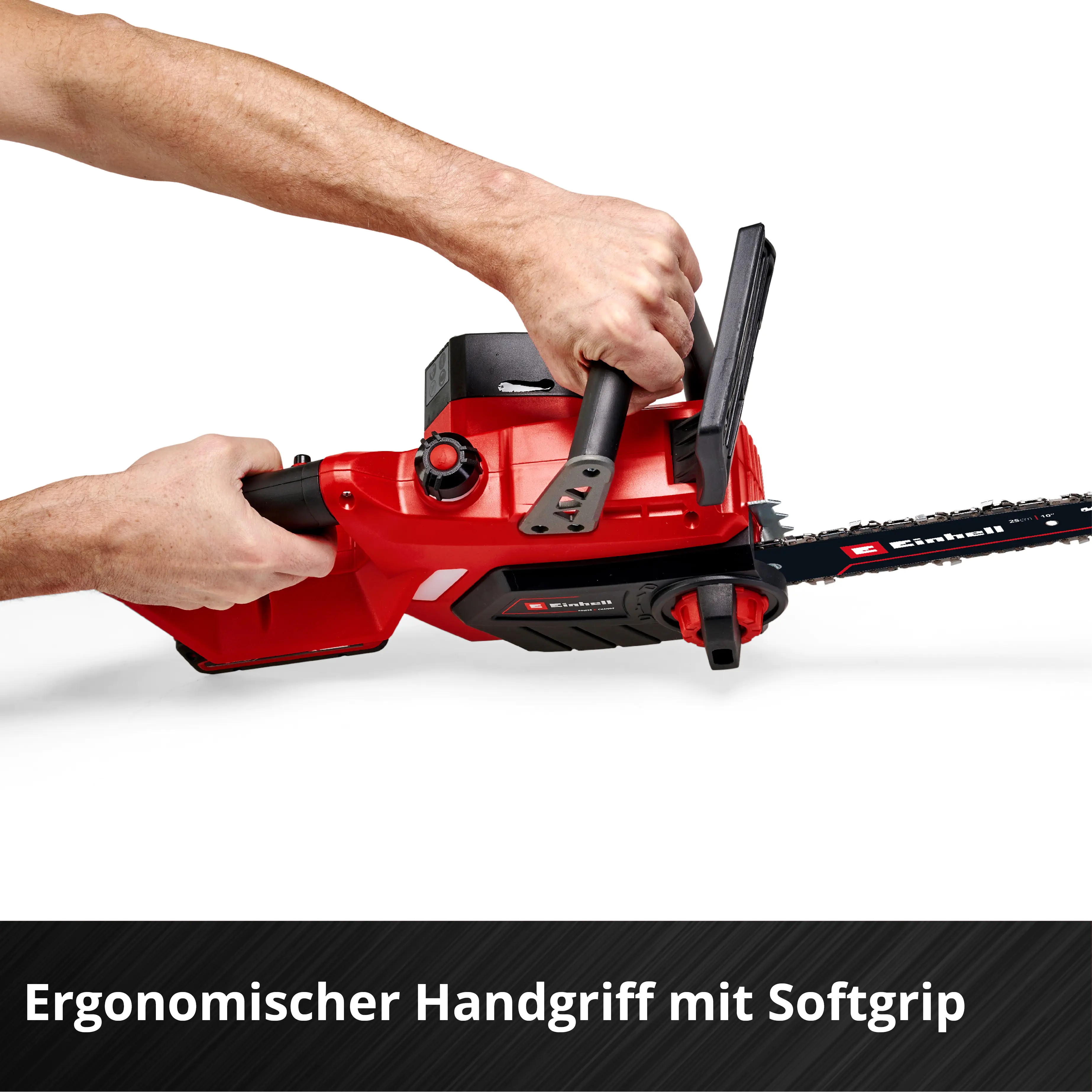 Einhell Akku-Kettensäge GE-LC 18/25-1 Li Kit 25 cm Schwertlänge mit 3,0 Ah Akku