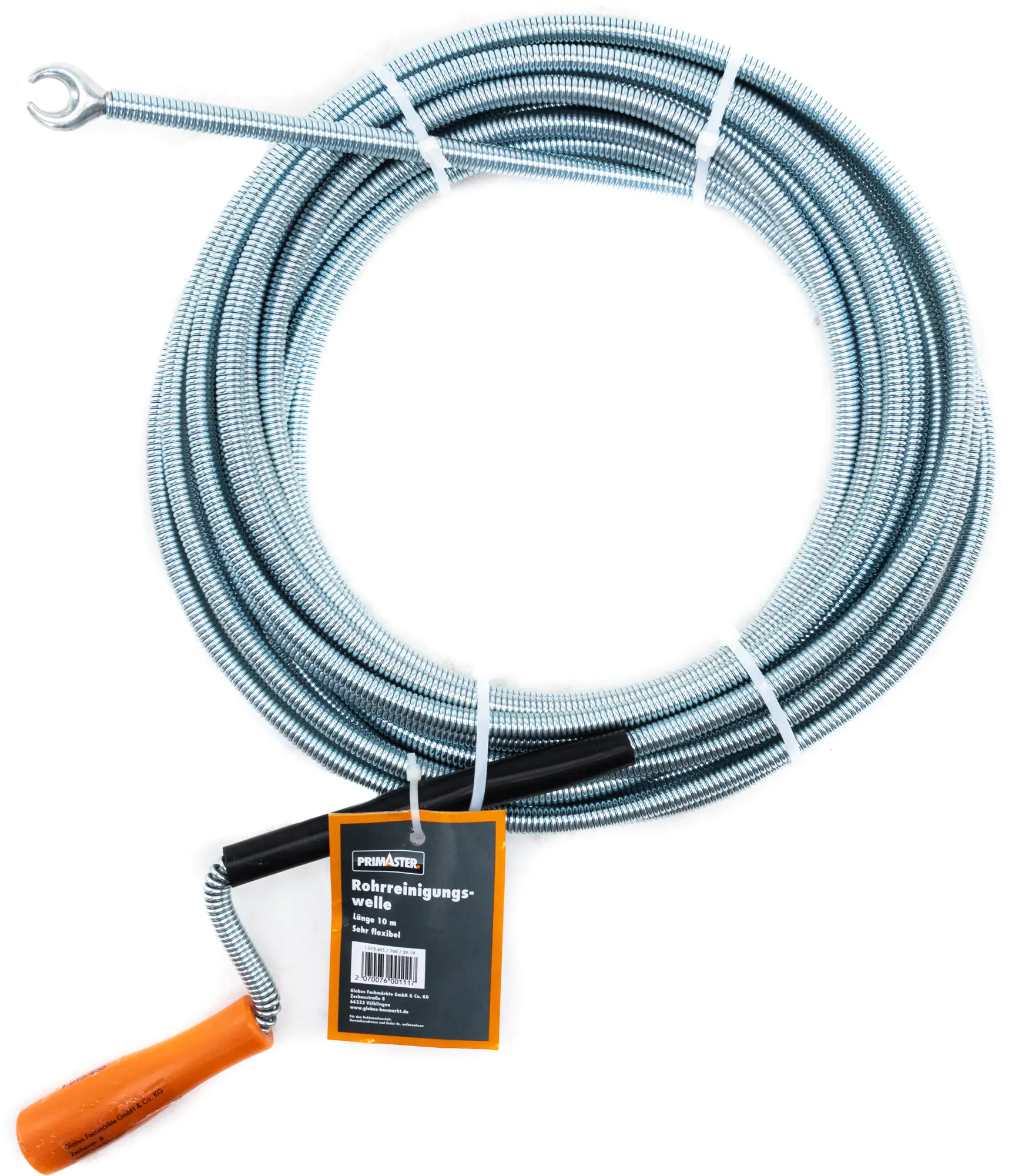 Primaster Rohrreinigungswelle 10 m mit Kurbel