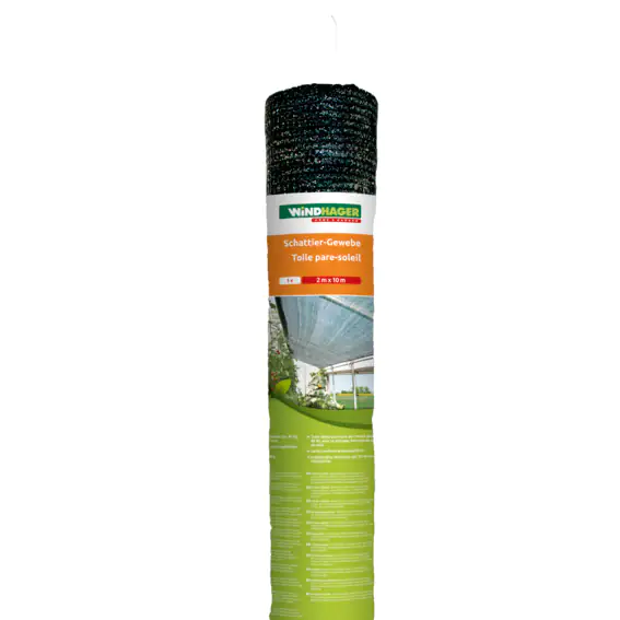 Windhager Schattier-Gewebe Hagelschutznetz 2 x 10 m