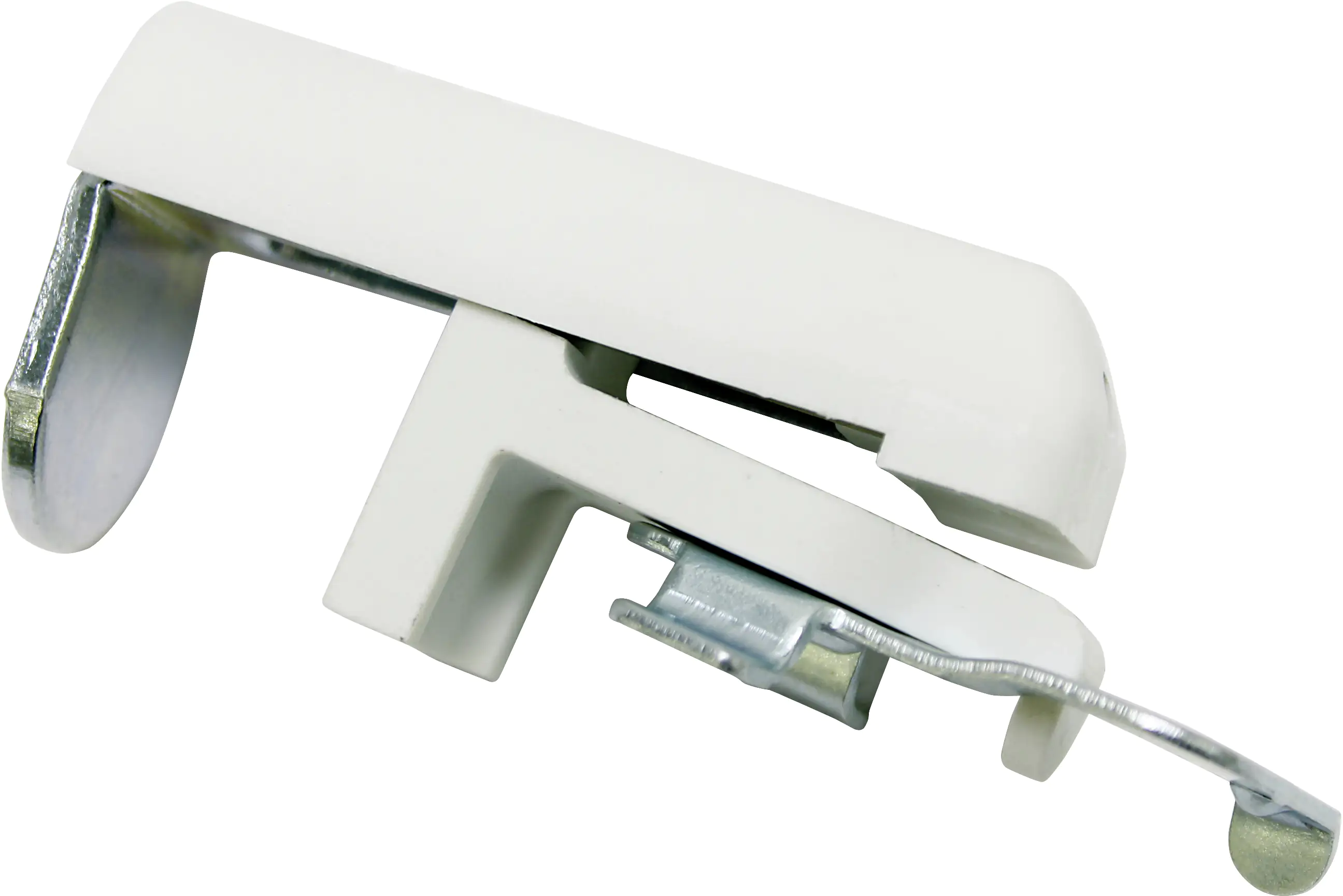 Gardinia Klemmträger für Aluminium-Jalousien weiß, Metall, 2 Stück