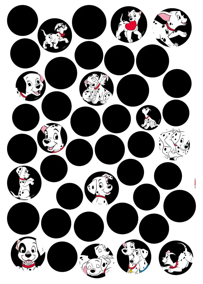 Komar Decosticker 101 Dalmatiner 50 x 70 cm
