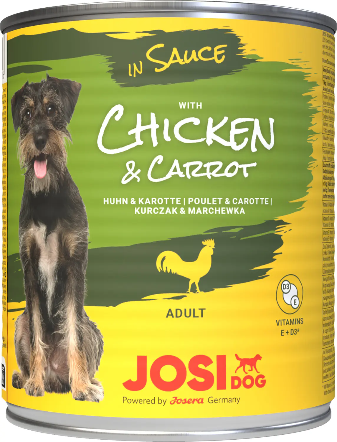 Josera JosiDog Hundefutter Huhn & Karotte in Sauce 830 g
