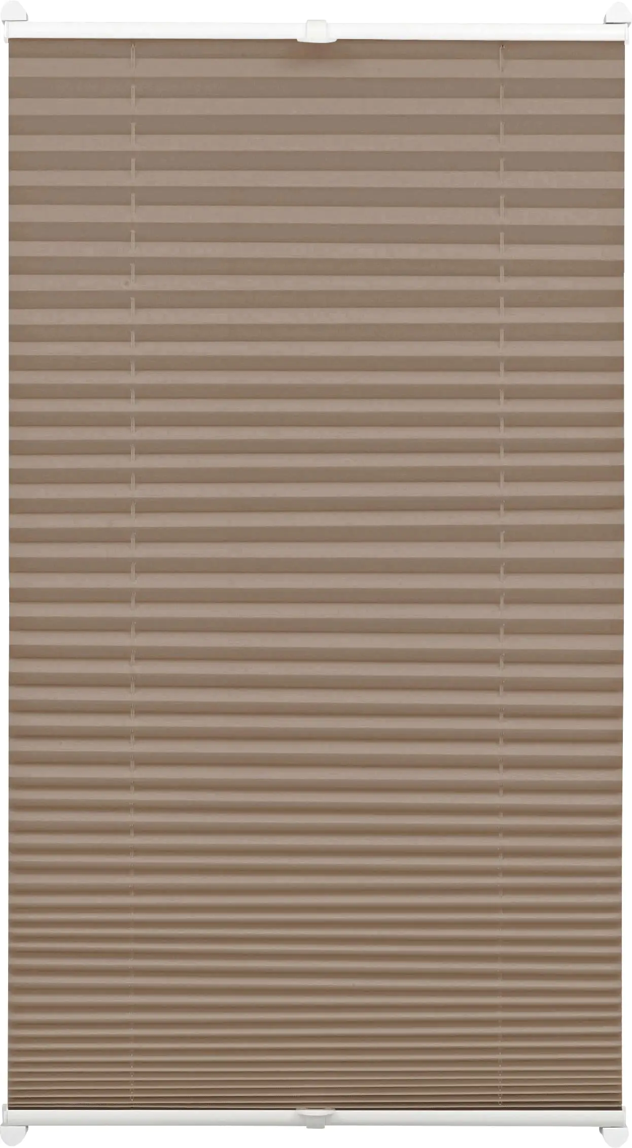 Gardinia EasyFix Plissee taupe 75x130 cm mit 2 Bedienschienen