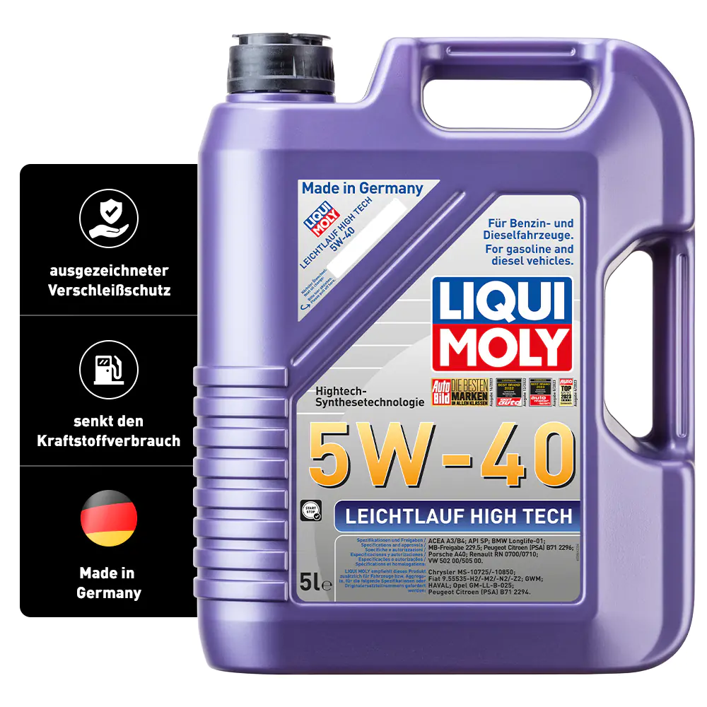 Liqui Moly Motoröl Leichtlauf High Tech 5W-40 5 L