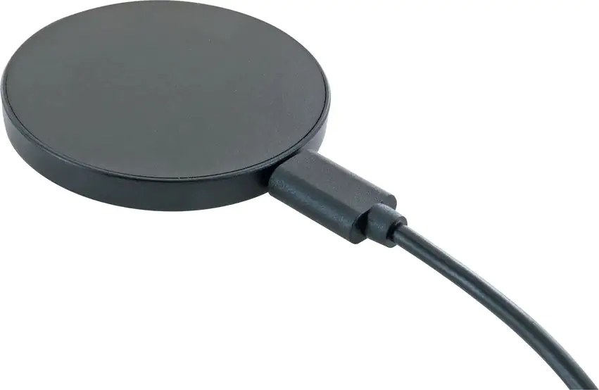 Schwaiger induktive Magnet QI Ladestation USB Type C 7,5 / 10 W, schwarz