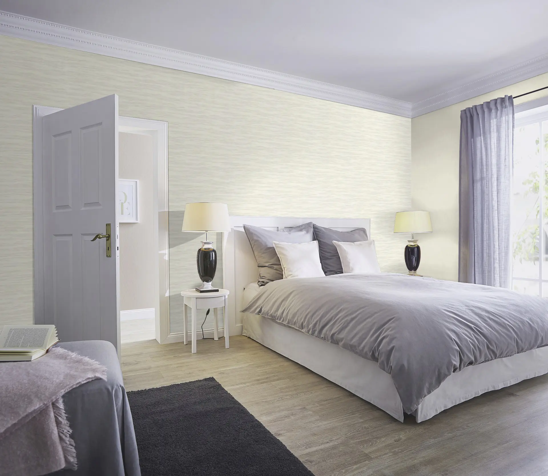Rasch Vliestapete Uni Sky Lounge beige sand 10,05 x 0,53 m
