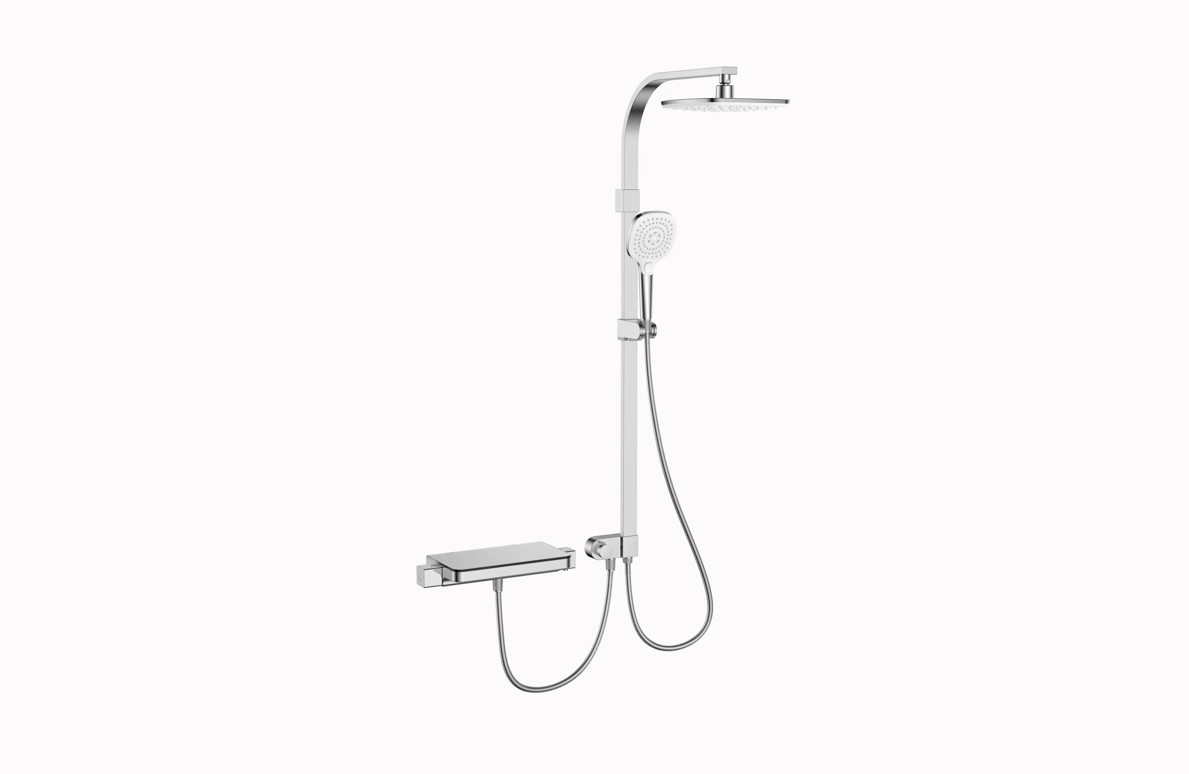 Primaster Duschsystem mit Thermostat & Druckumsteller Water Stream new chrom