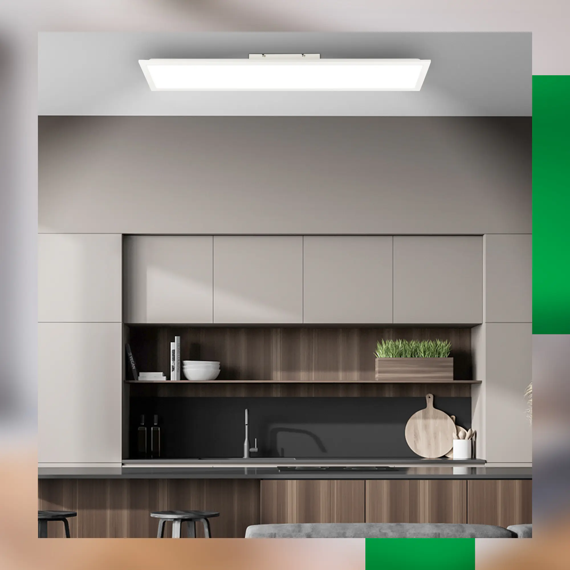 Briloner LED Panel Simple A 13,5W 100x25 cm weiß neutralweiß