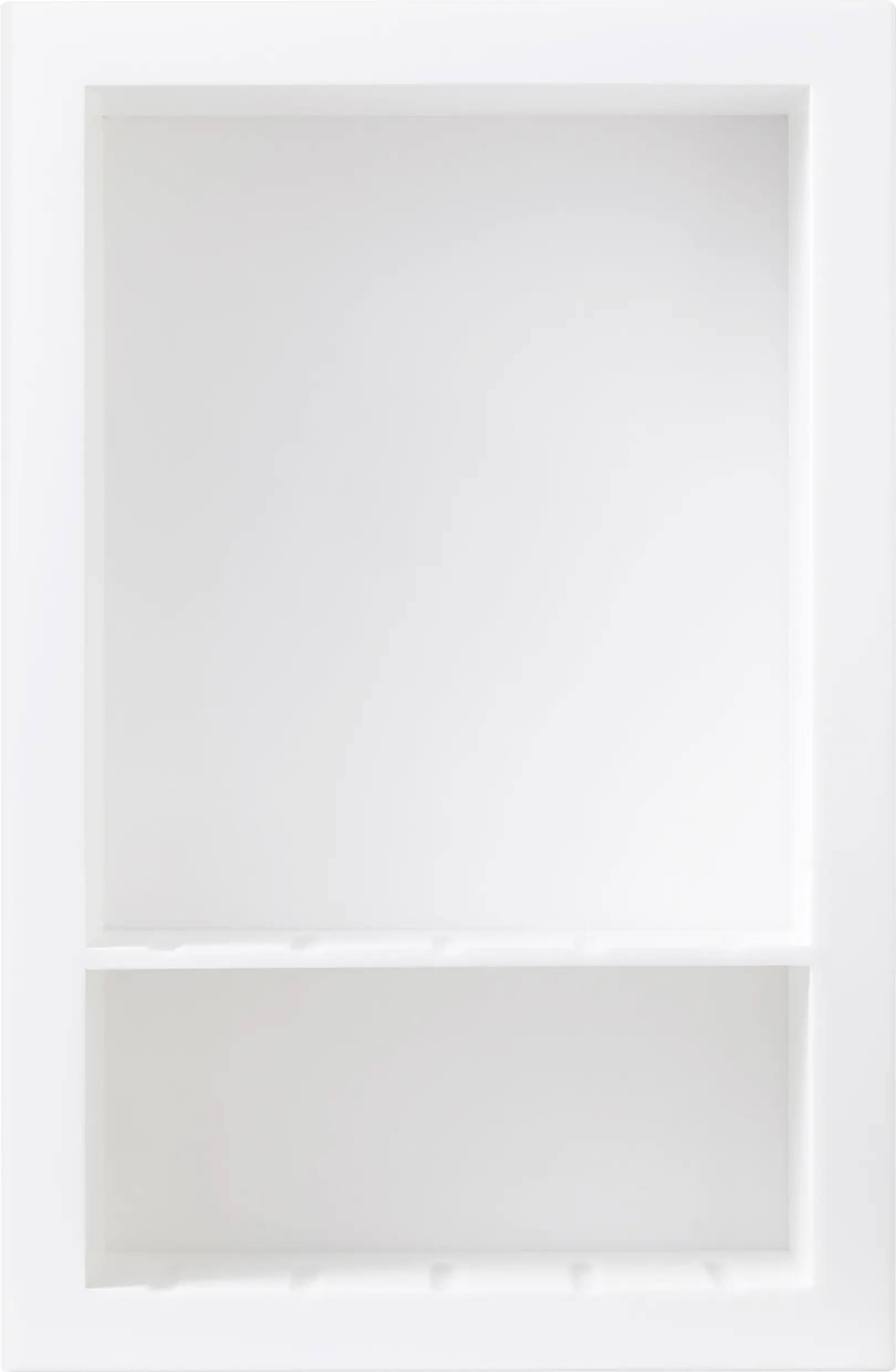 Dusch-Regal Nische Design White Doppelboden 26 x 40 cm