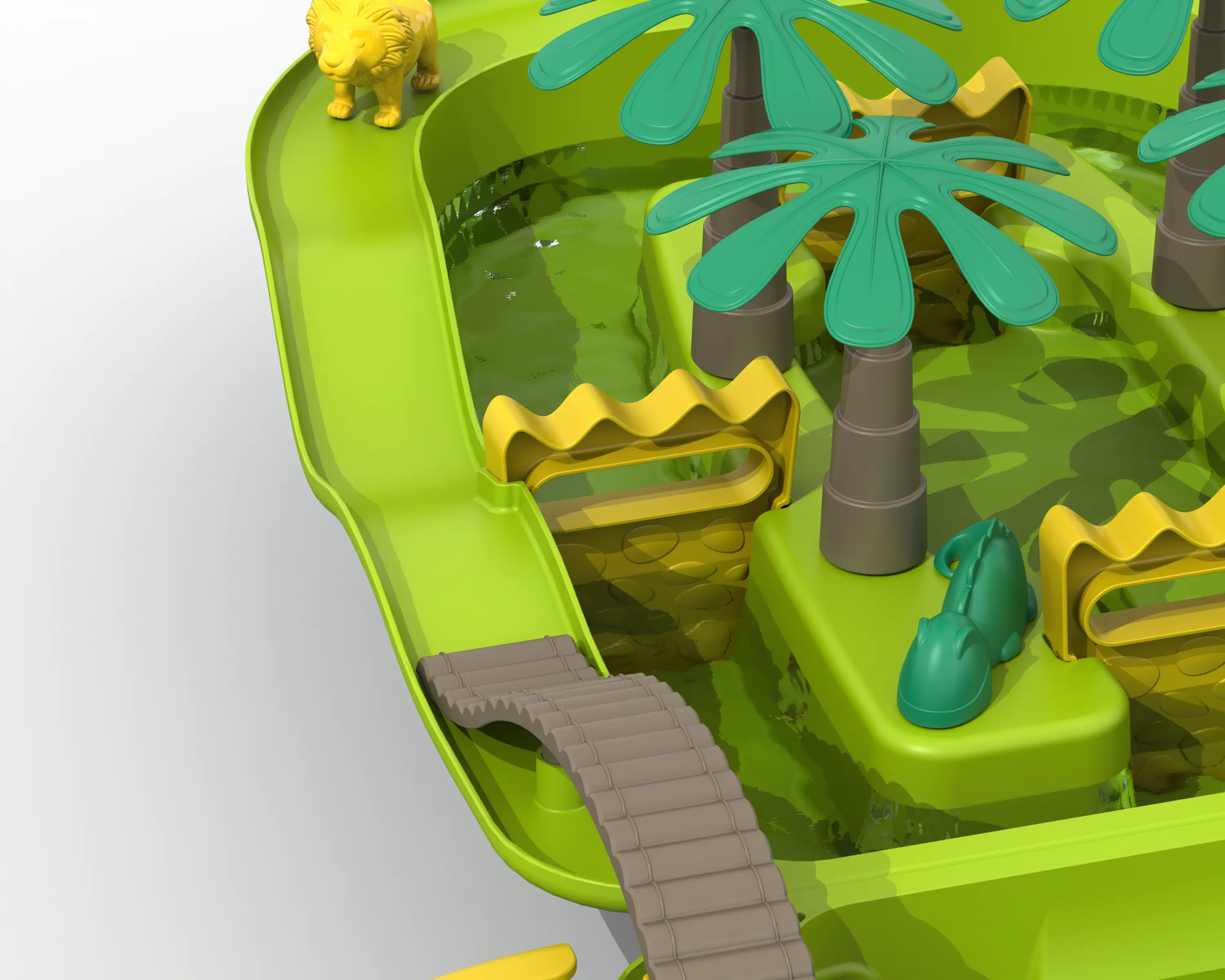 Starplast Wasserspielkoffer Jungle