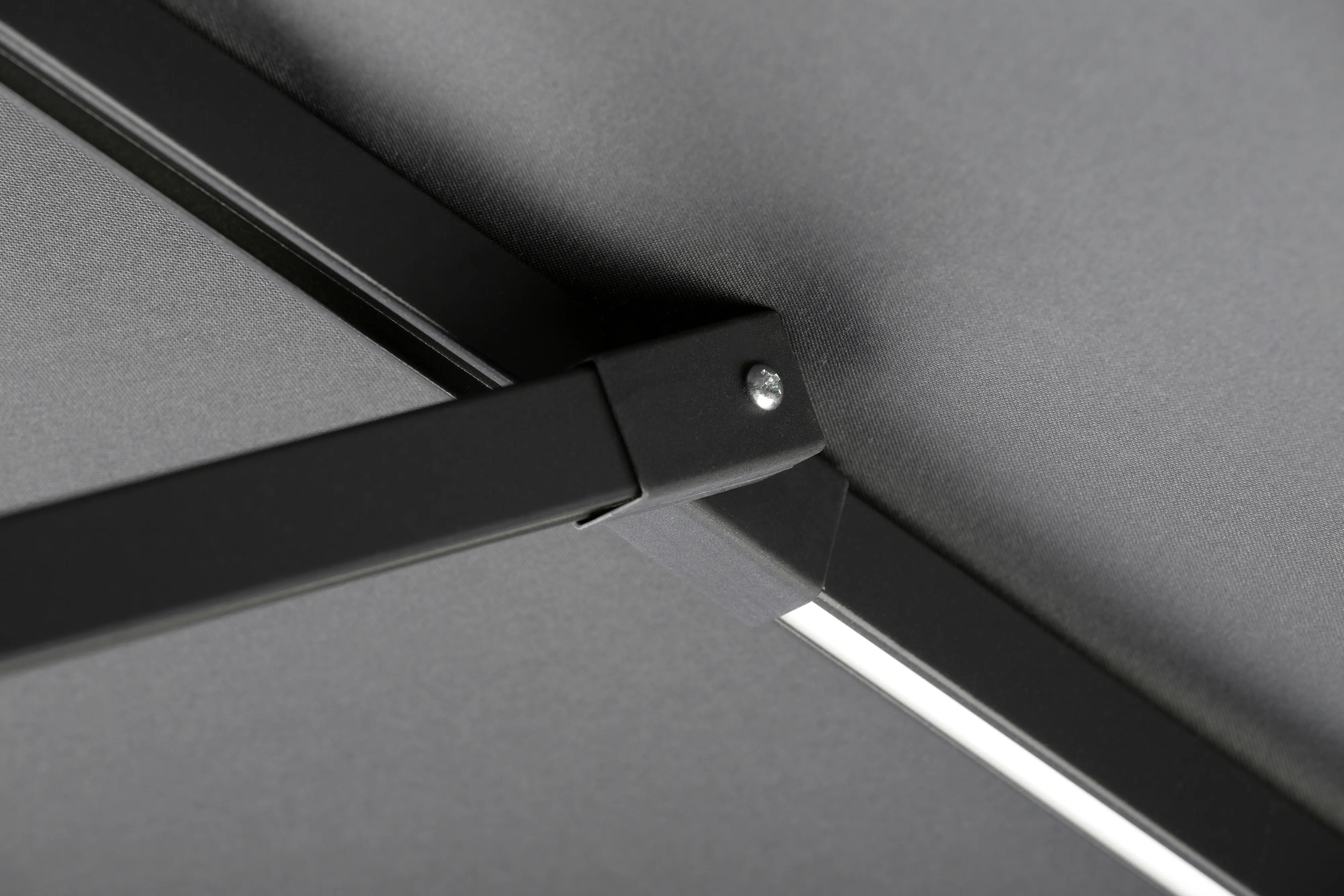 Schneider Sonnenschirm Blacklight anthrazit Ø 270 cm