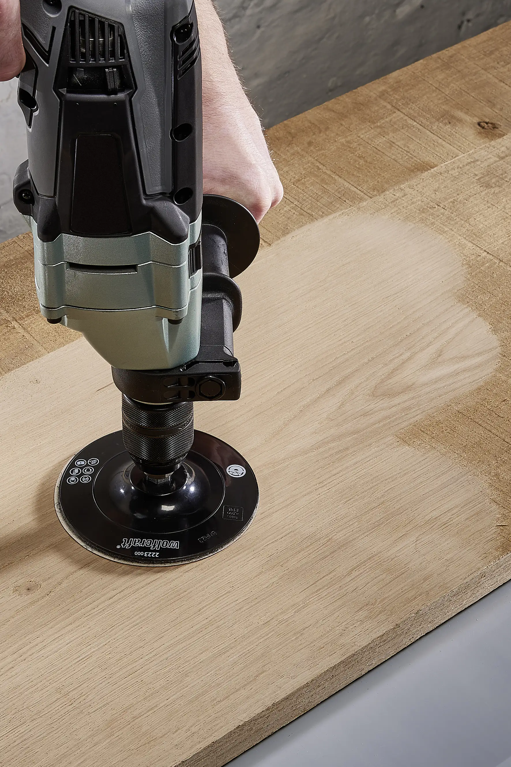 Wolfcraft Haftschleifteller Ø 125 mm Schaft 6 mm