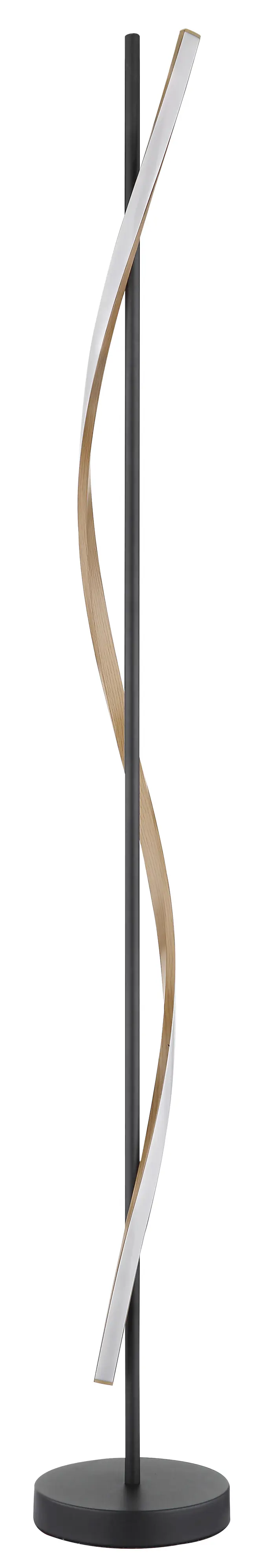 Globo Stehleuchte Watkins 150,7 cm schwarz warmweiß