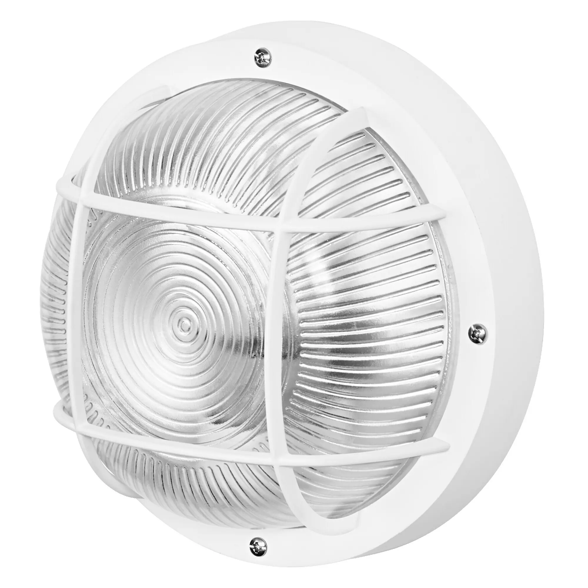 Osram LED Wandleuchte Bulkhead Essential Round E27 weiß