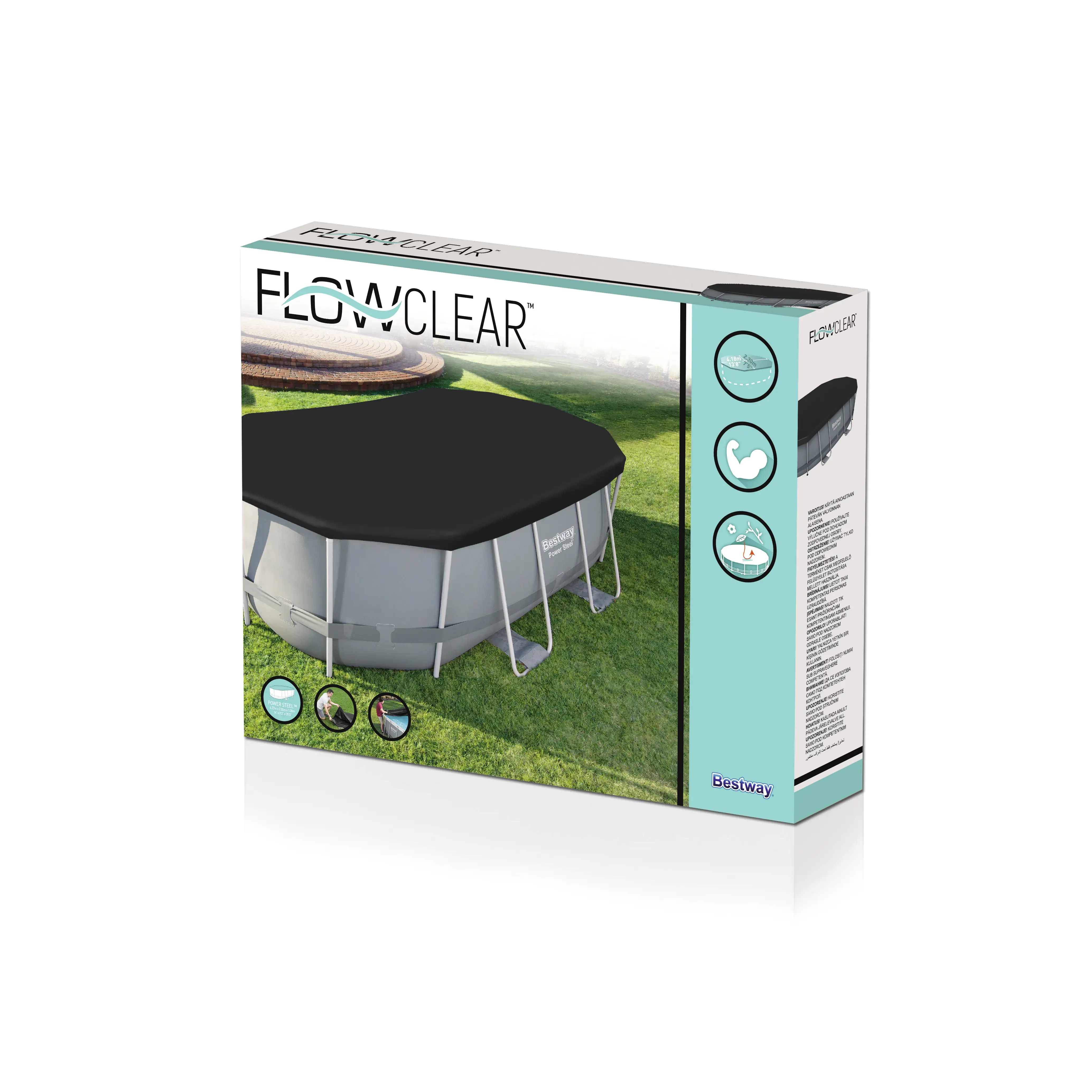 Bestway Flowclear Abdeckplane PVC 418 x 230 cm