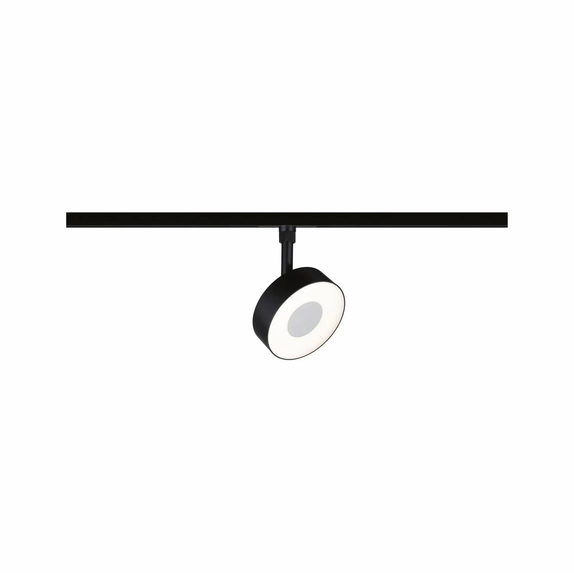 Paulmann URail LED-Deckenleuchte 1er Spot Circle Ø 10 x 13,5 cm warmweiß-neutralweiß schwarz matt