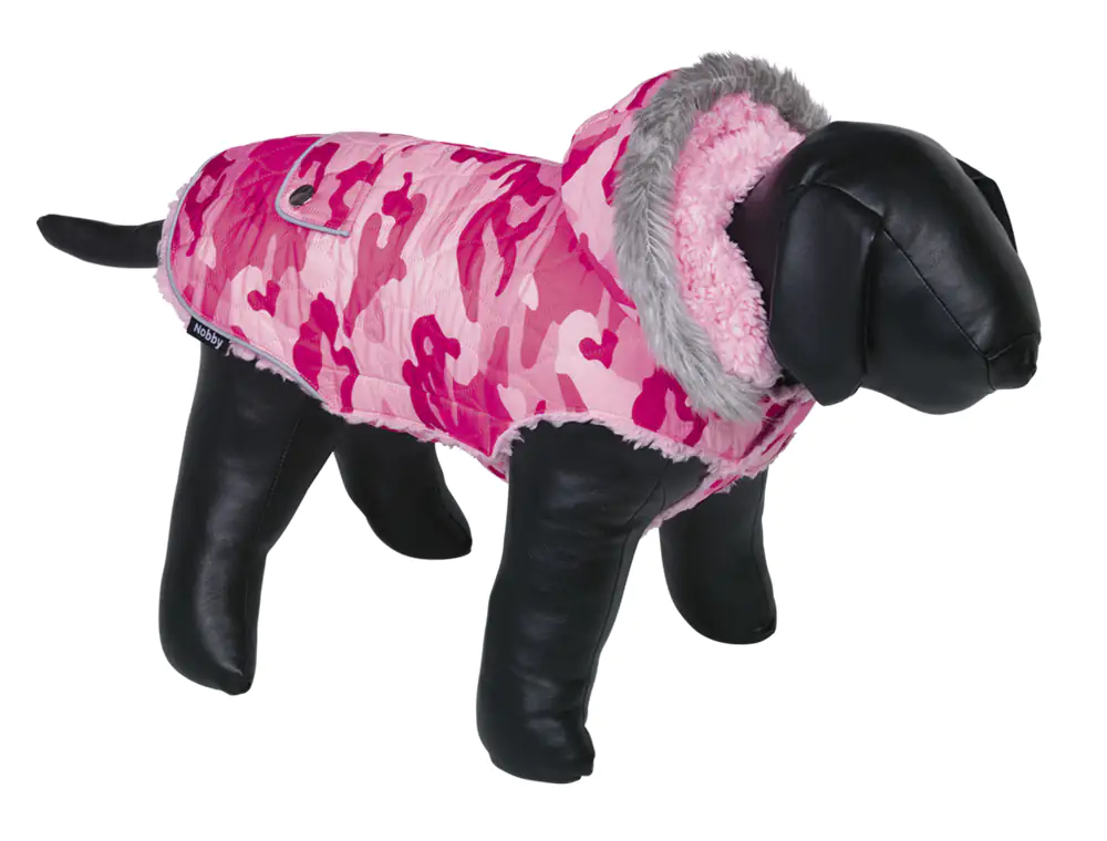 Nobby Hundemantel Polar camouflage pink