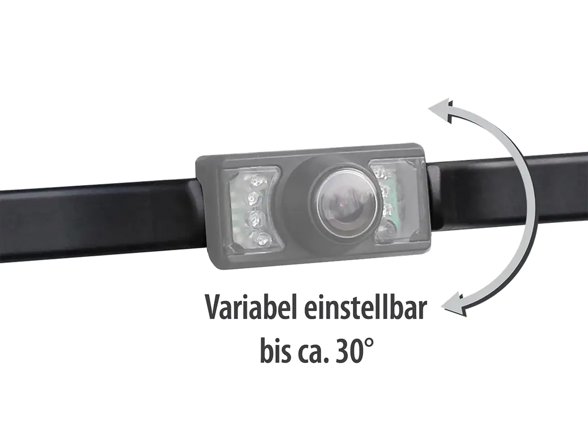 EUFAB Rückfahrkamerasystem mit 10,9cm (4.3") Display