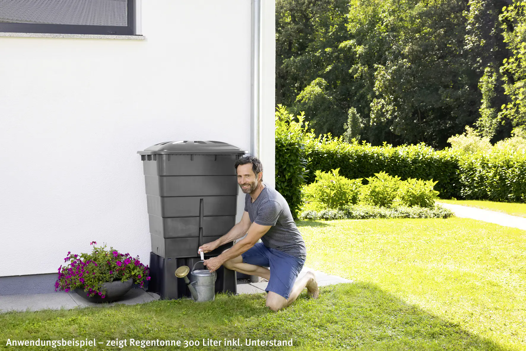 Garantia Regentonne 300 L graphite-grey