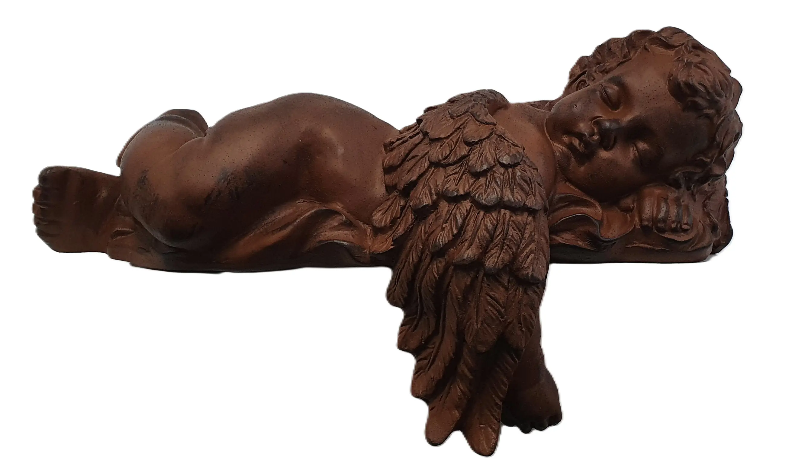 Dekofigur Regalengel rost rechts 24 x 40 x 20 cm