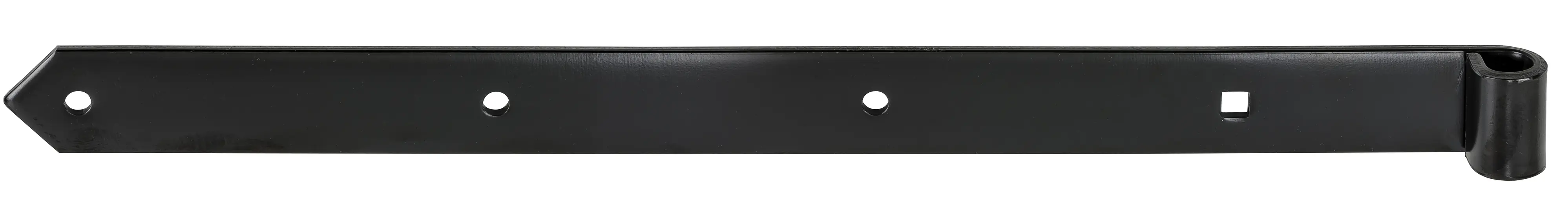Vormann Ladenband für Torbeschlag Stahl 30 x 3,7 cm schwarz 