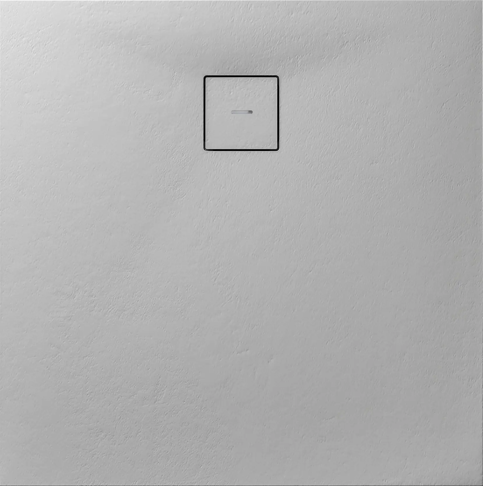 Breuer Duschwanne Modern Line Steingrau Quadrat, 90x90 cm, Höhe: 3,5 cm