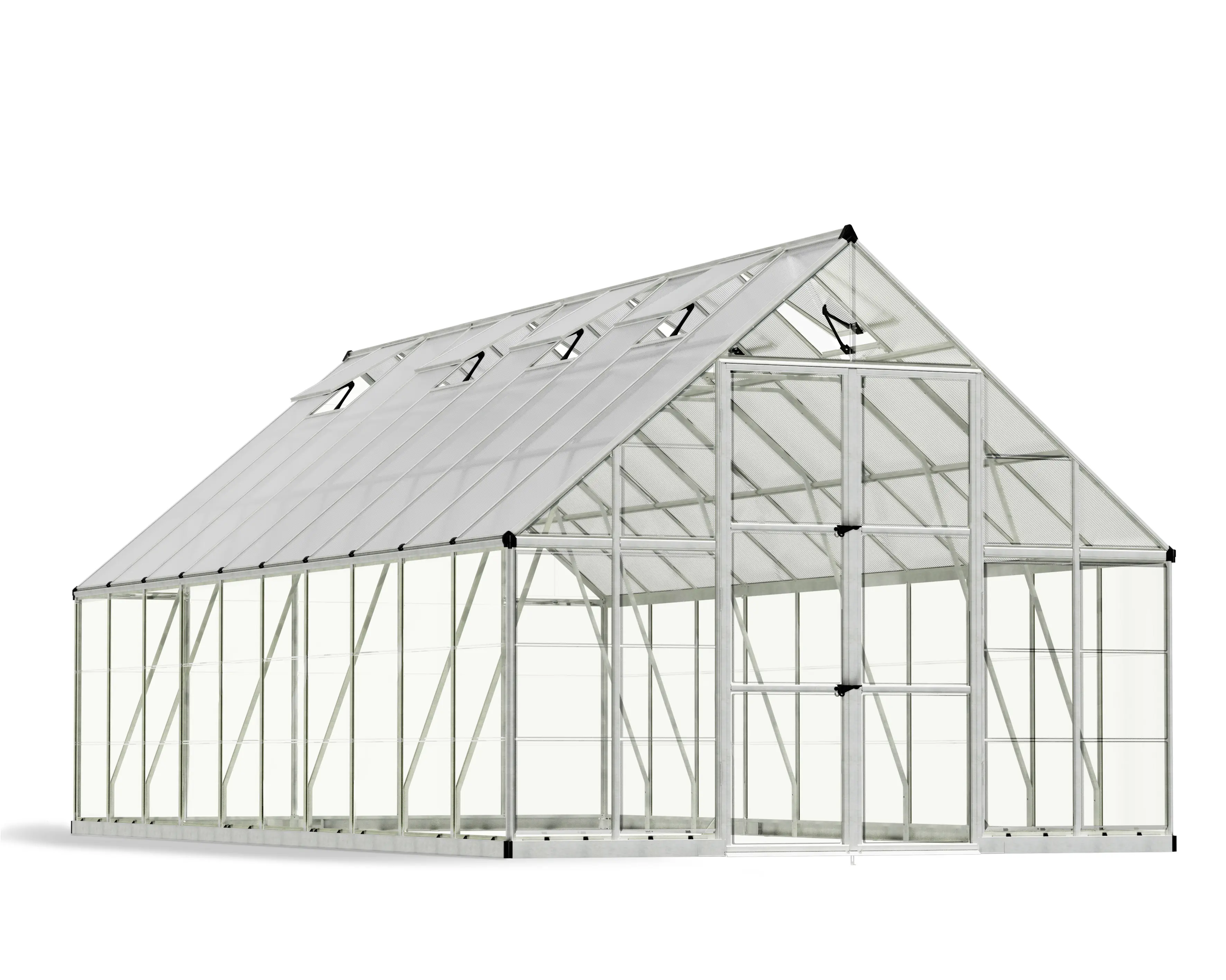Canopia Gewächshaus Balance Alu silber 604 x 304 cm