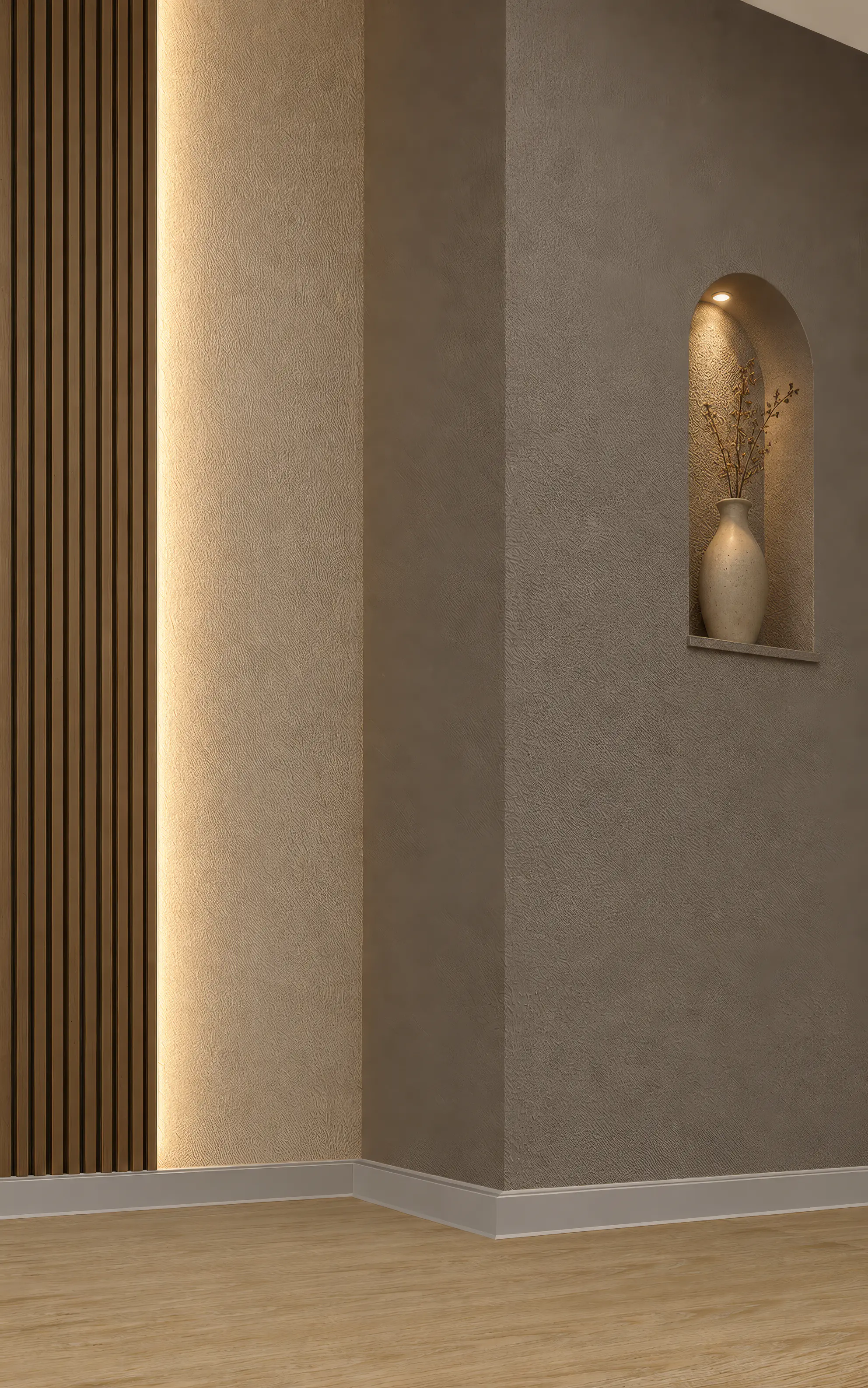 Neuhofer Fußleiste 240 cm x 40 x 13 mm cappuccino
