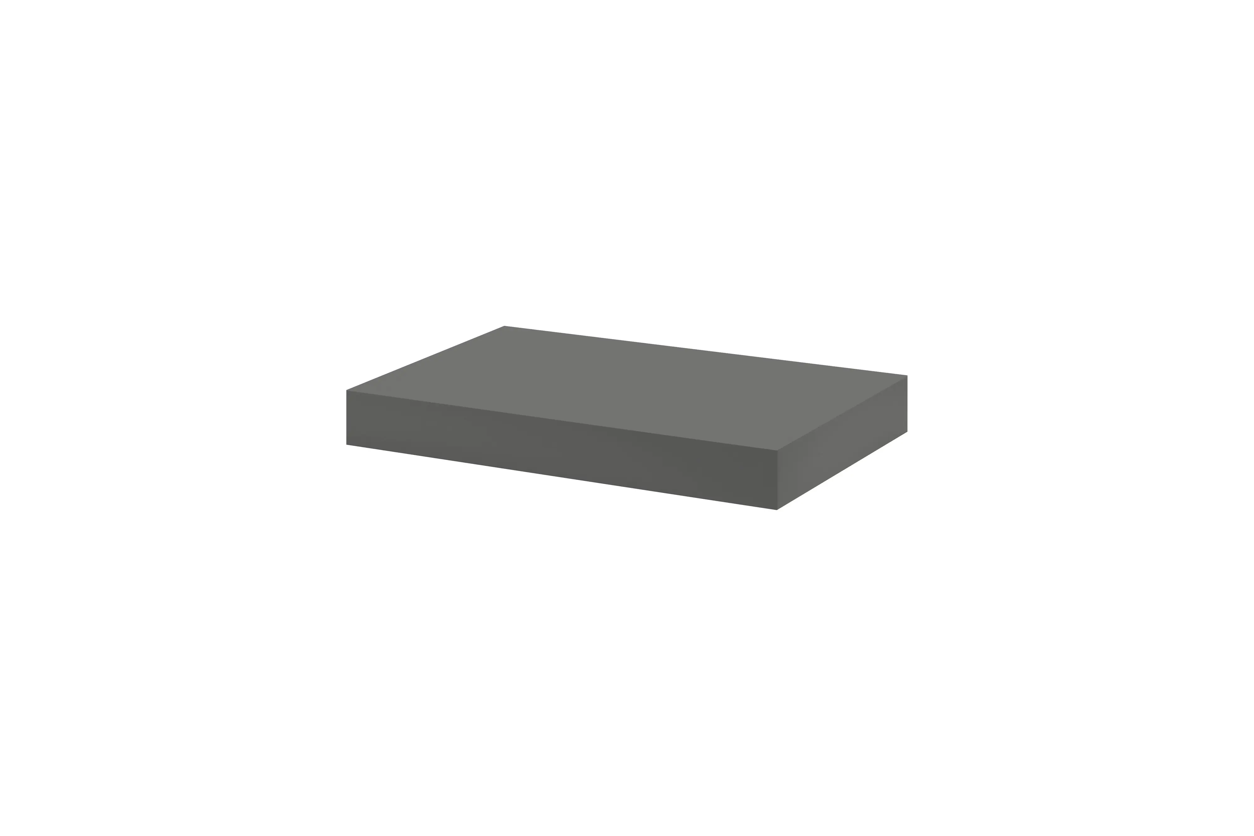 Dolle Wandregal Bigboard 45 x 25 cm grau