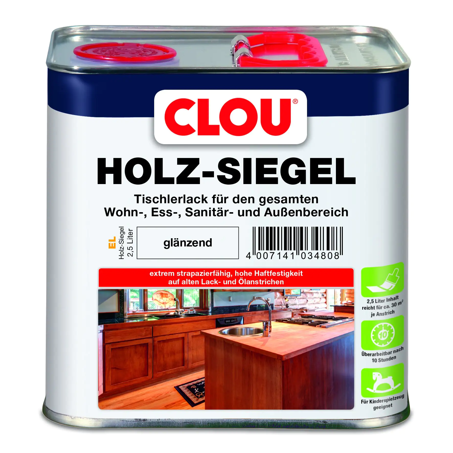 Clou Holz Siegel 2,5 L glänzend