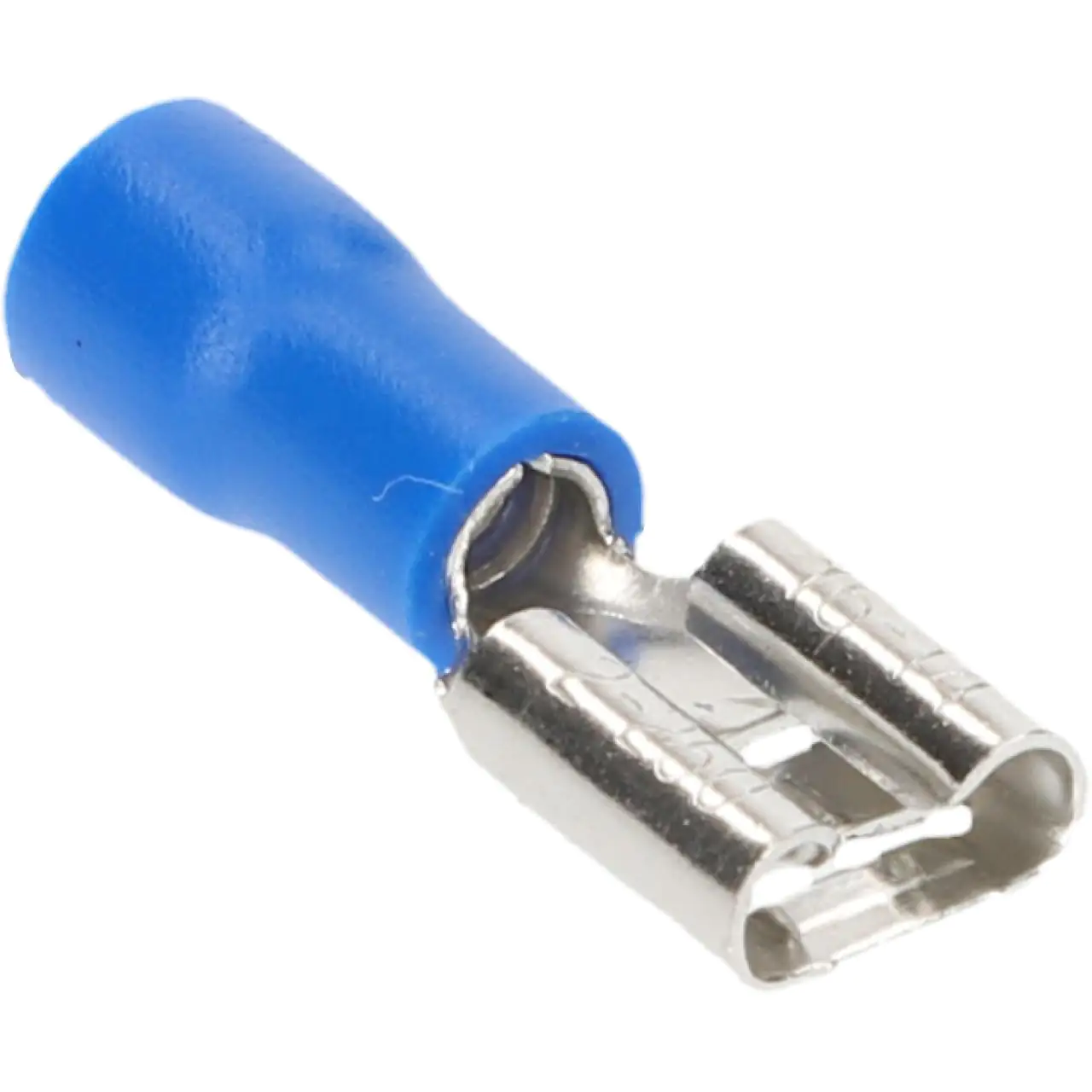 Cartrend Flachsteckhülsen 6,3mm blau 20x