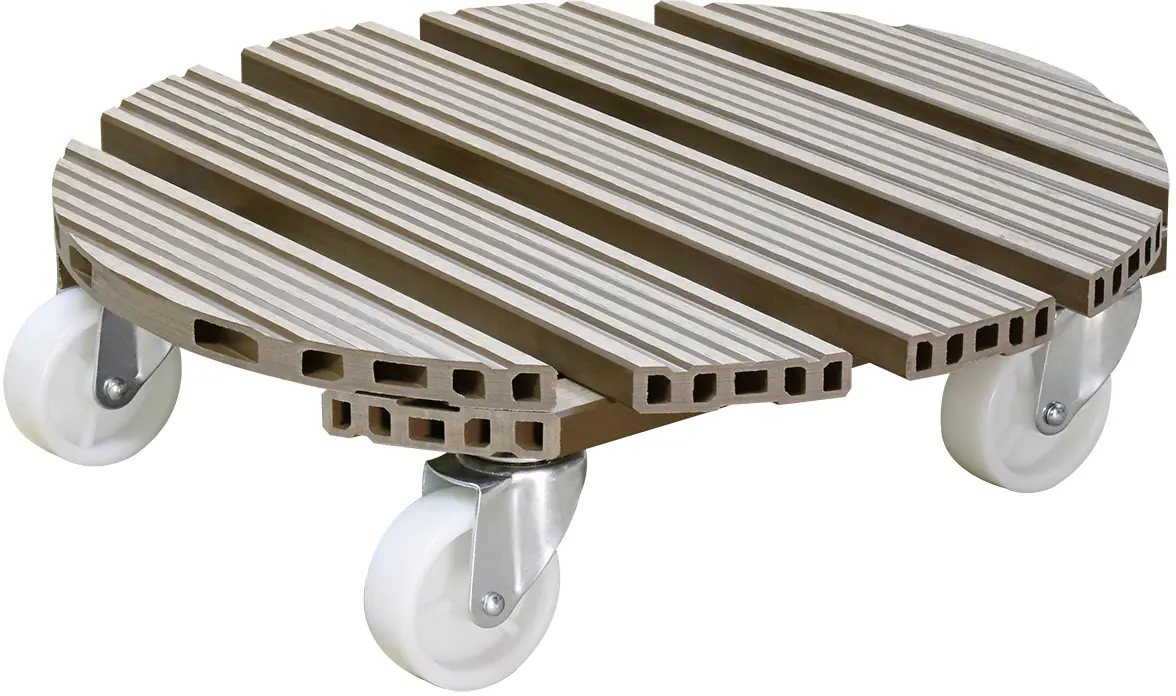 Wagner Pflanzenroller WPC Ø 39 cm taupe