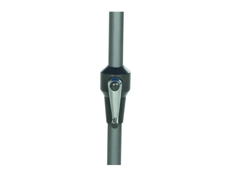 Siena Garden Mittelstockschirm Avio grau 250 x 250 cm