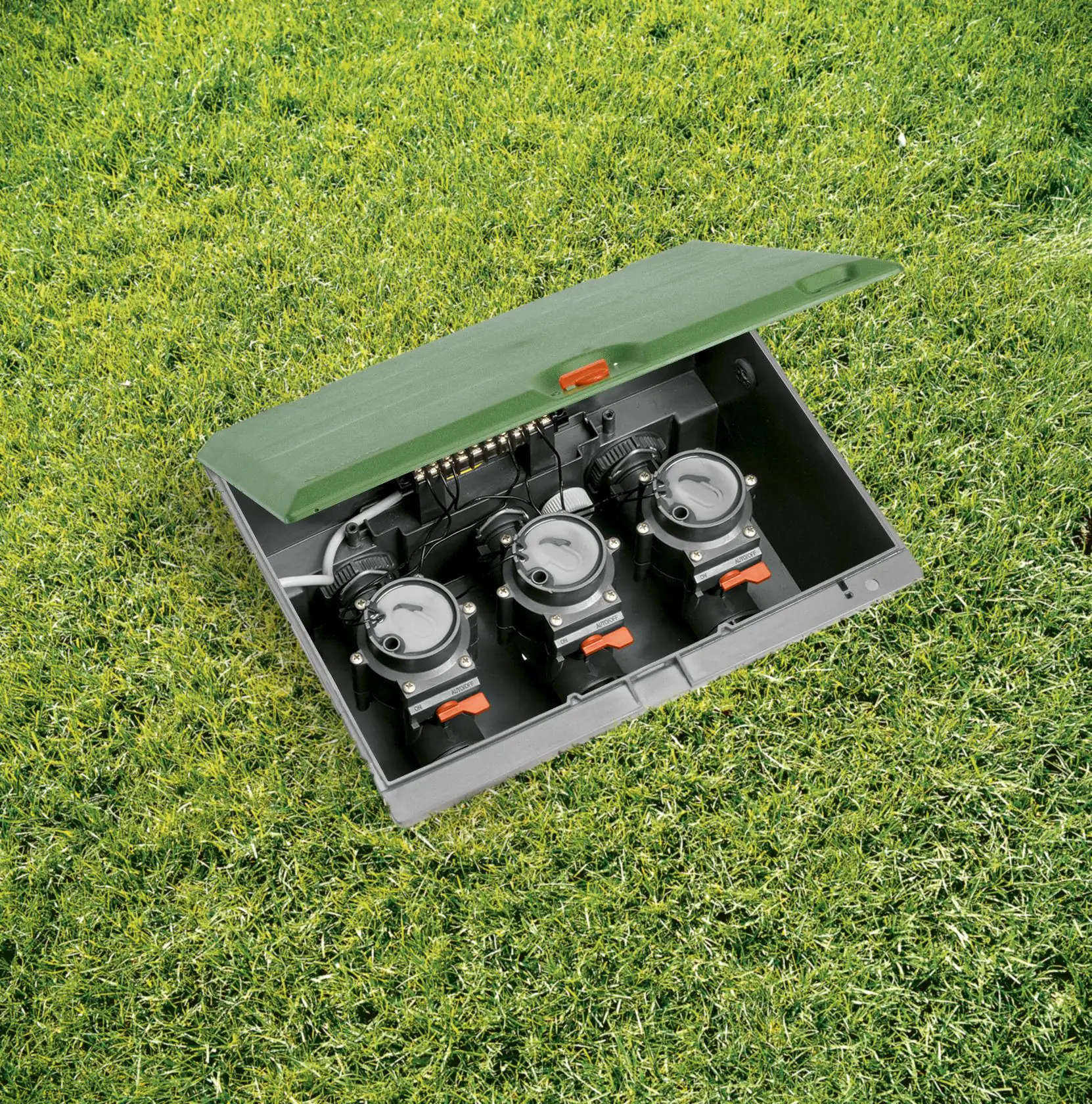 Gardena Ventilschacht V3 1" für bis zu 3 Bewässerungsventile ohne Ventil