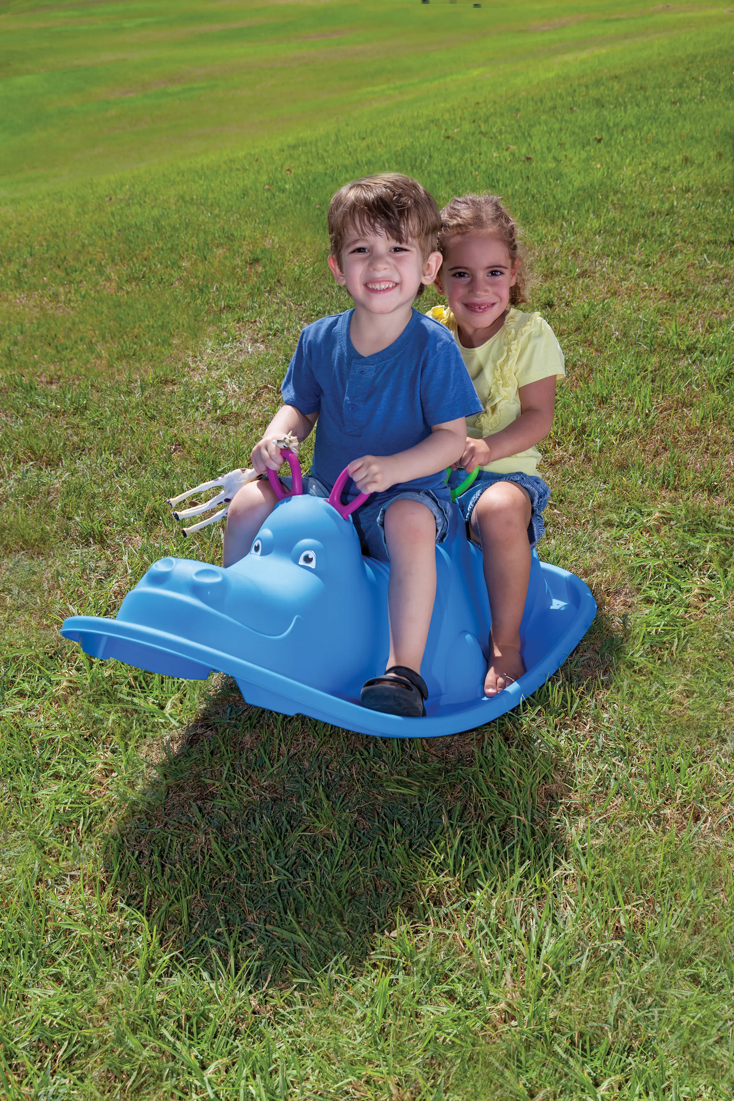 Starplast Wippe Hippo Rocker blau