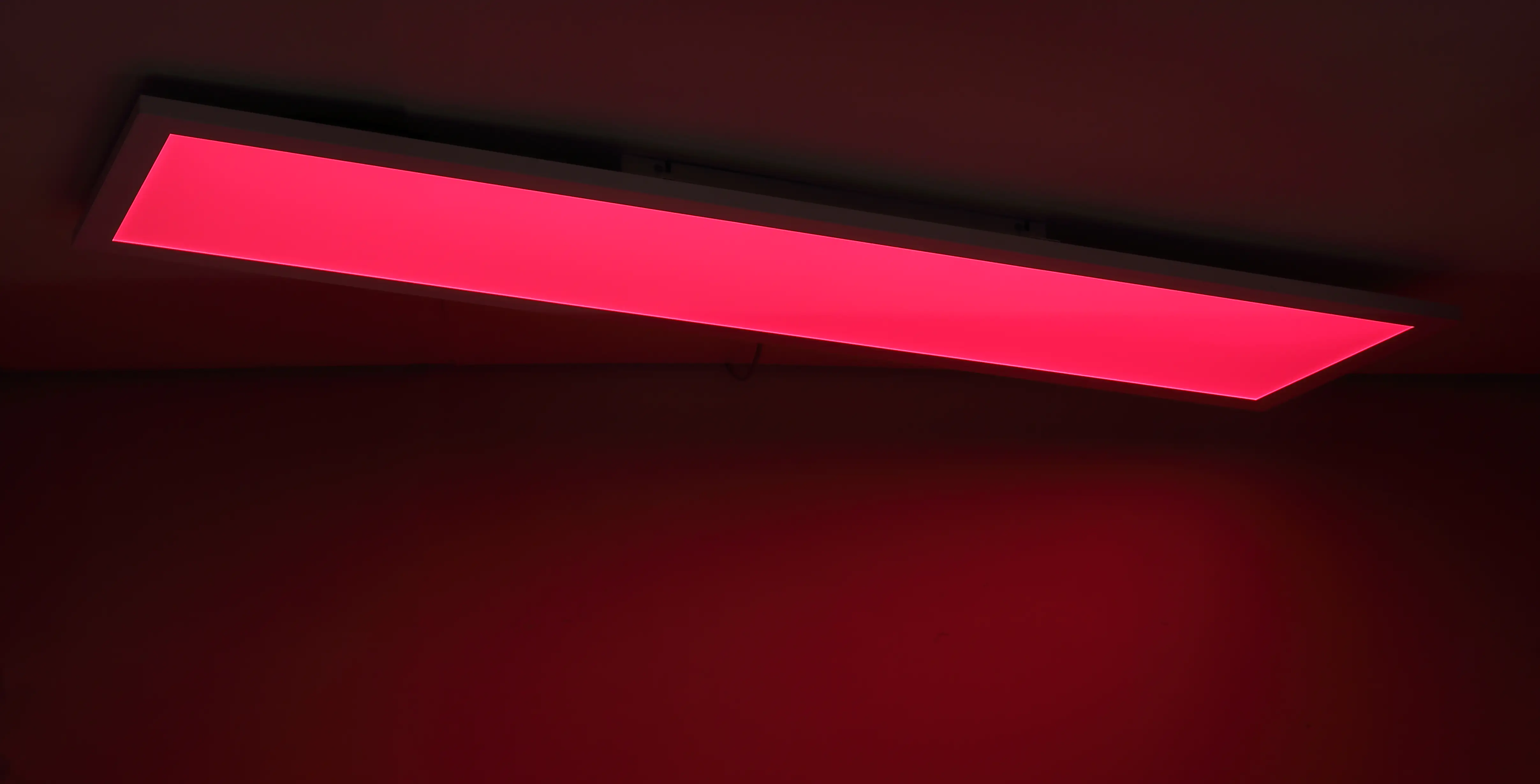 Globo LED Deckenleuchte Rosi weiß 120 x 30 cm RGBW, dimmbar