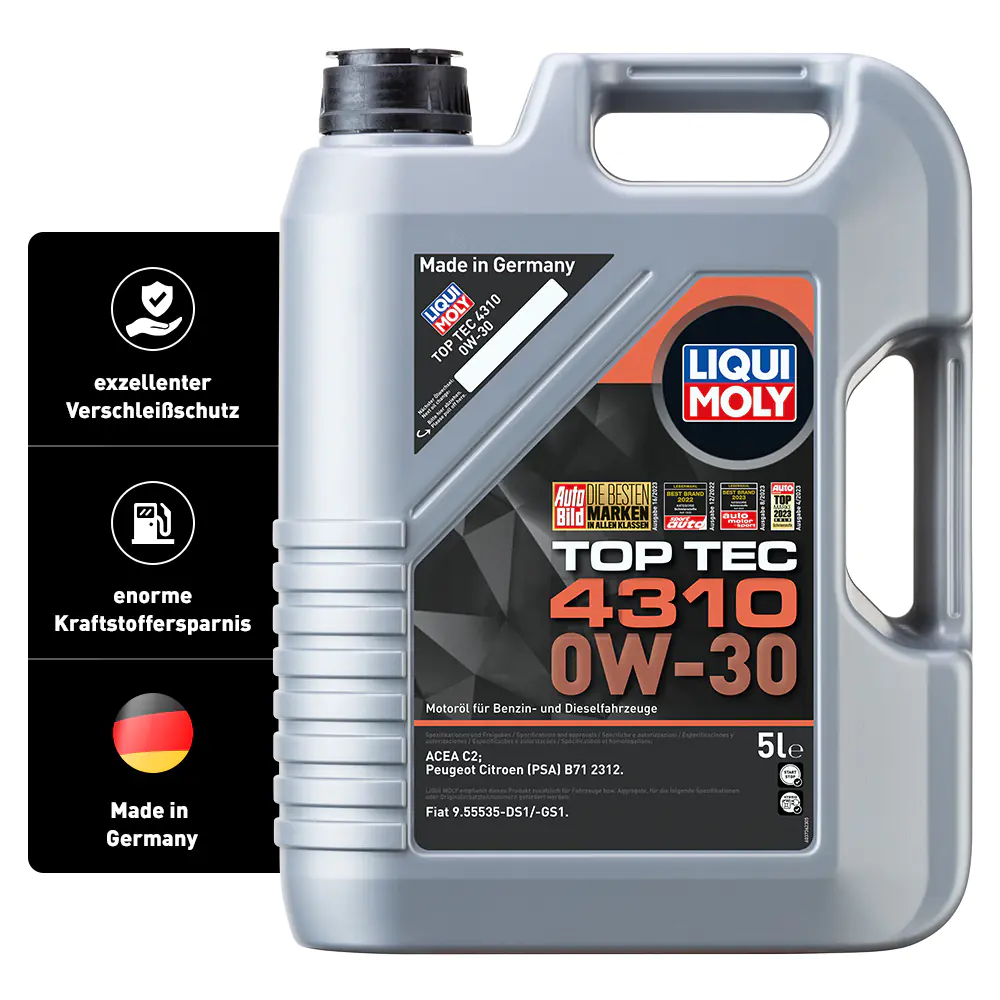 Liqui Moly Motoröl Top Tec 4310 0W-30 5 L