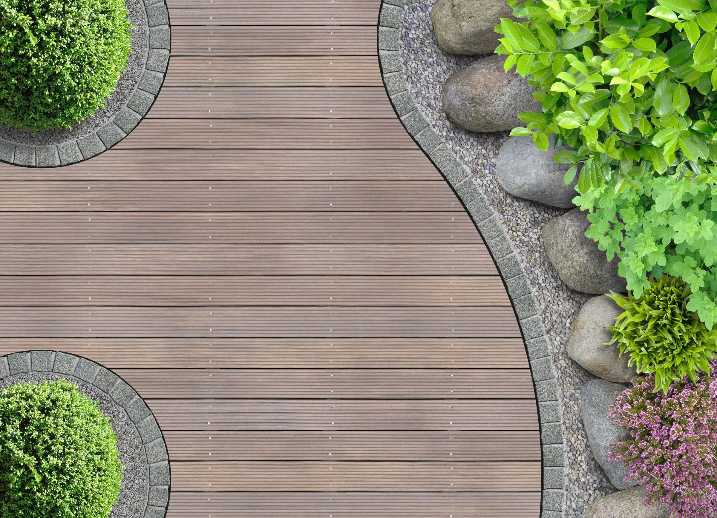 Terrassendiele Bangkirai 366 x 14,5 x 2,5 cm grob/fein unbehandelt