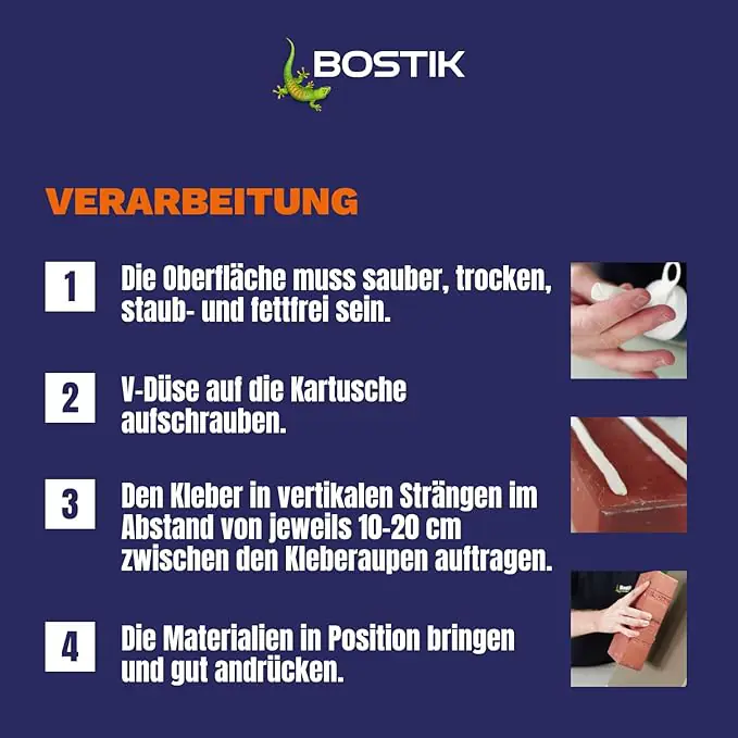 Bostik Montagekleber Mamut Glue Sparpack 6 x 450 g weiß